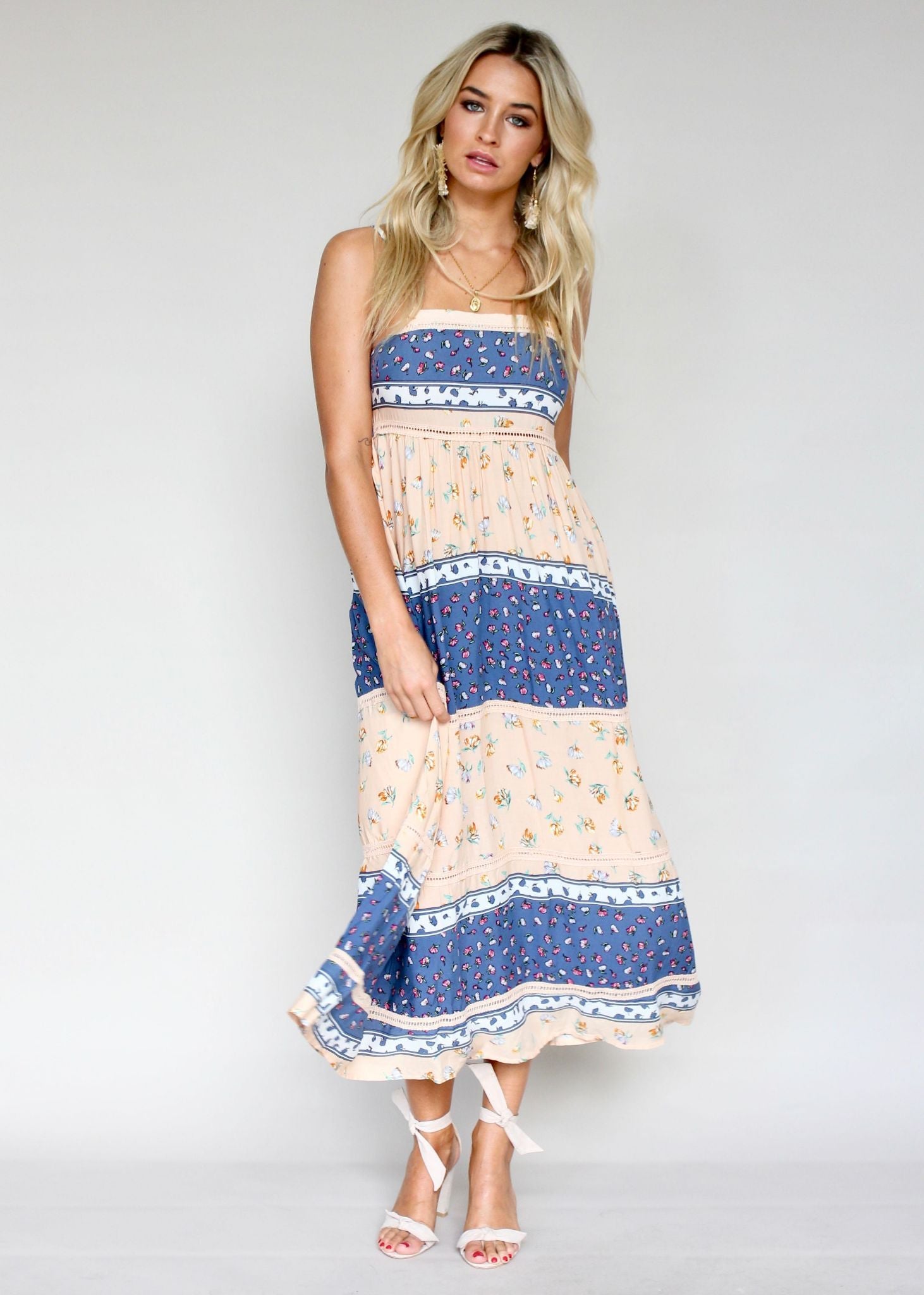 Heidi Swing Midi Dress - Midsummer Nights