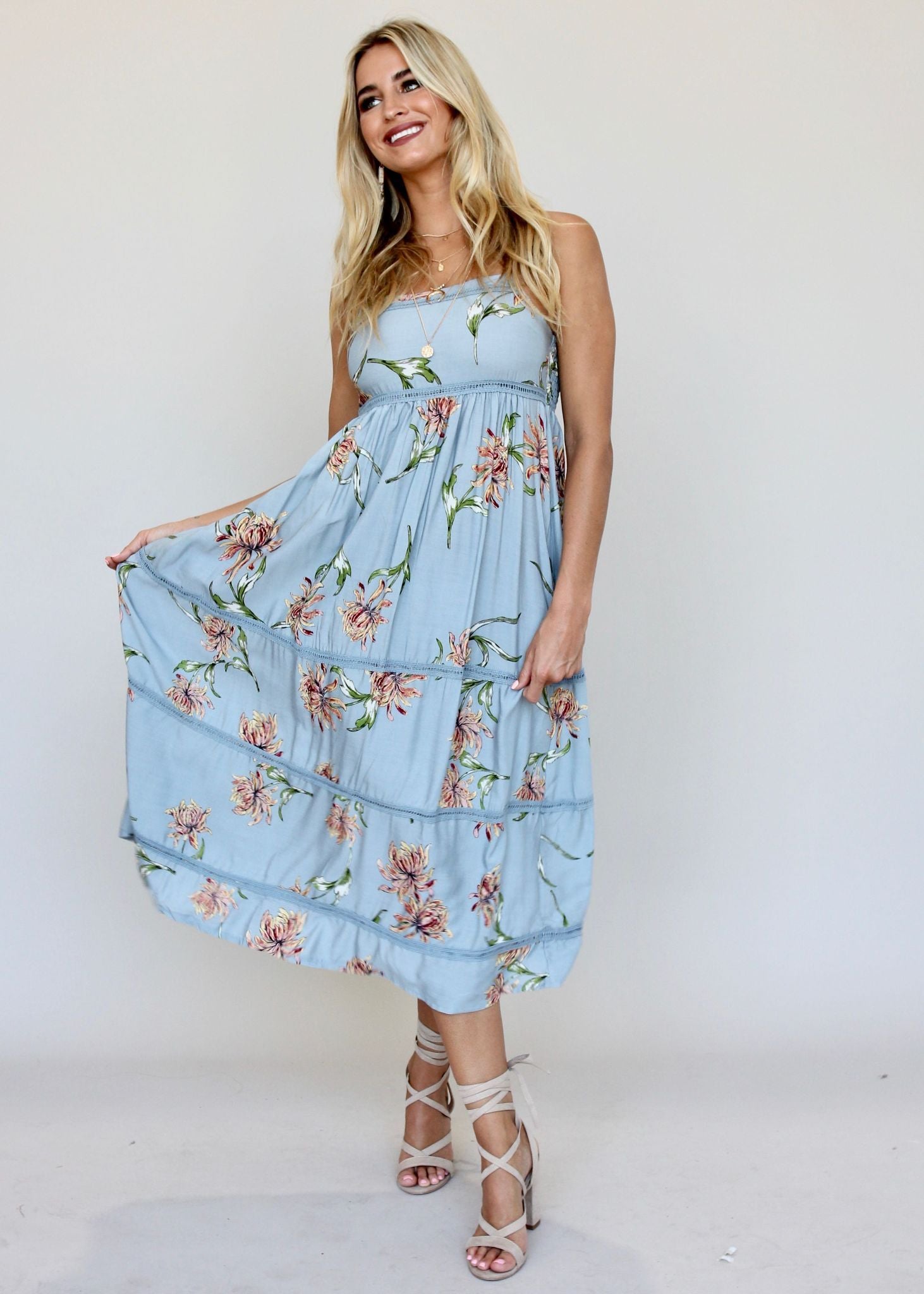 Heidi Swing Midi Dress - Kai