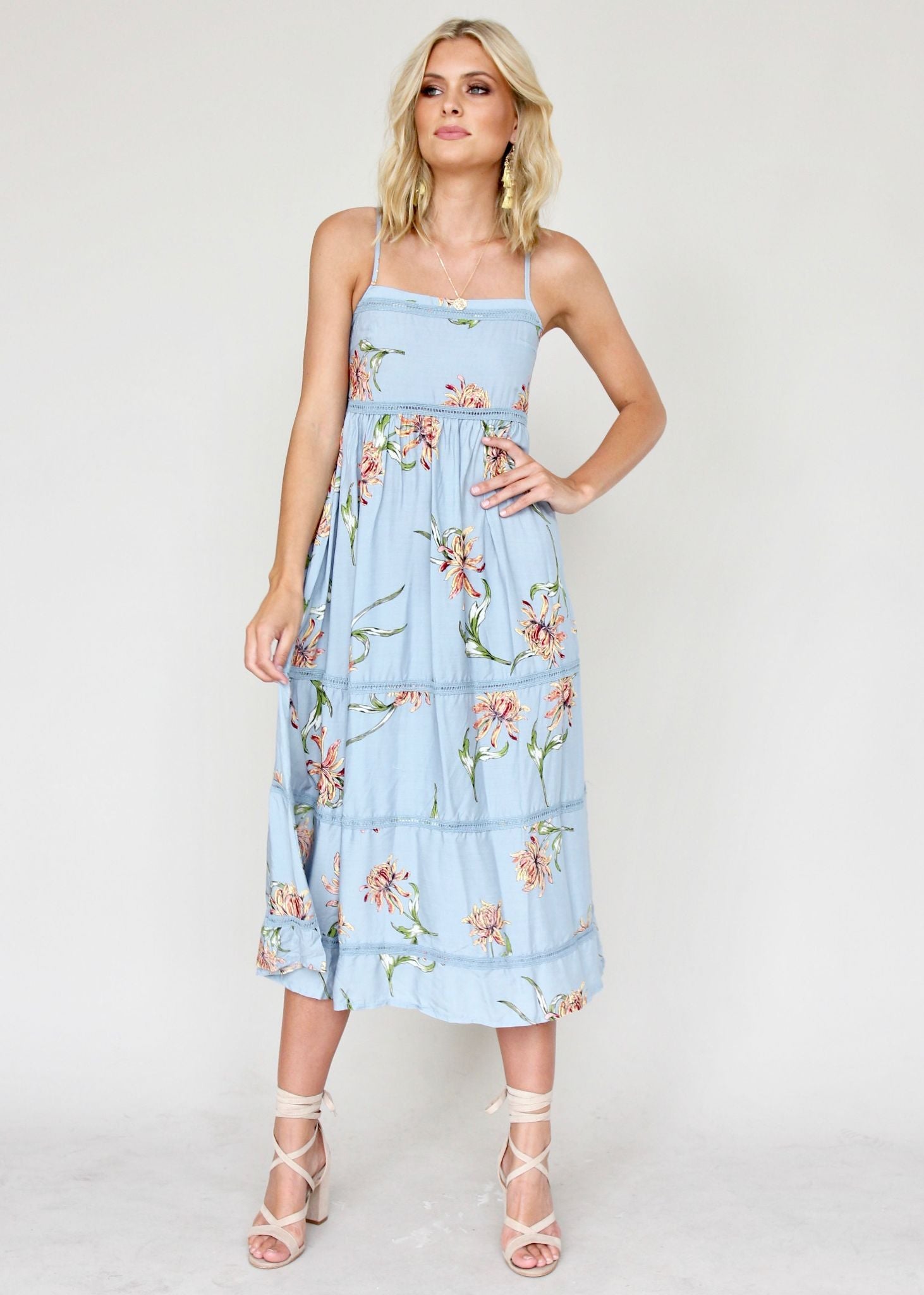 Heidi Swing Midi Dress - Kai