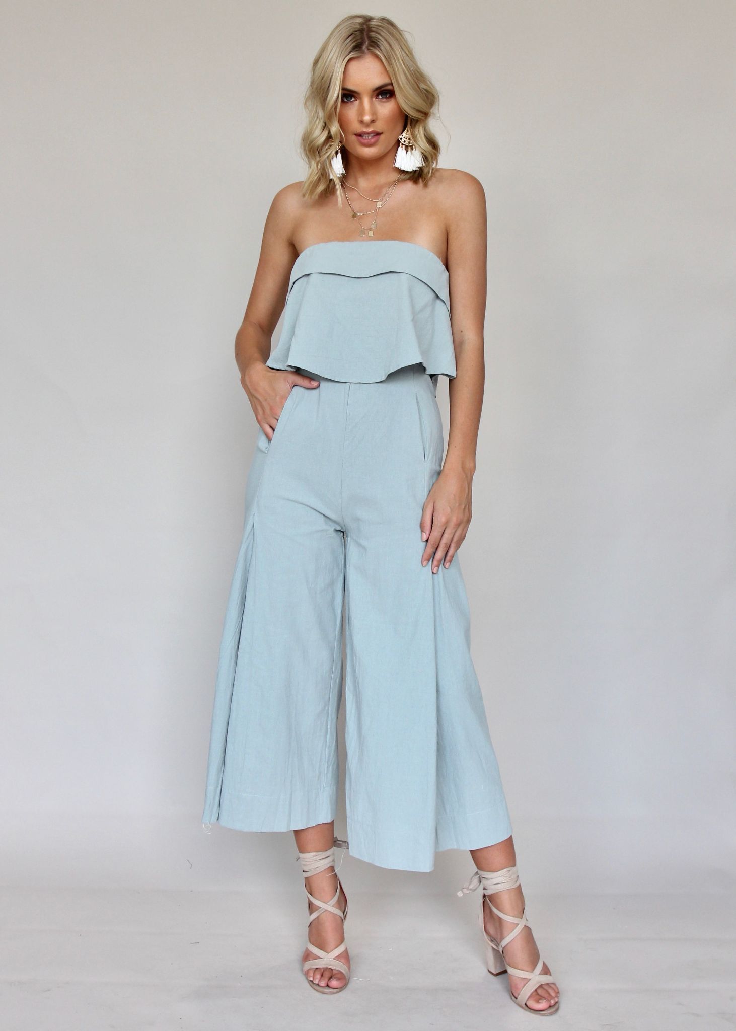 Suncatcher Pantsuit - Sage