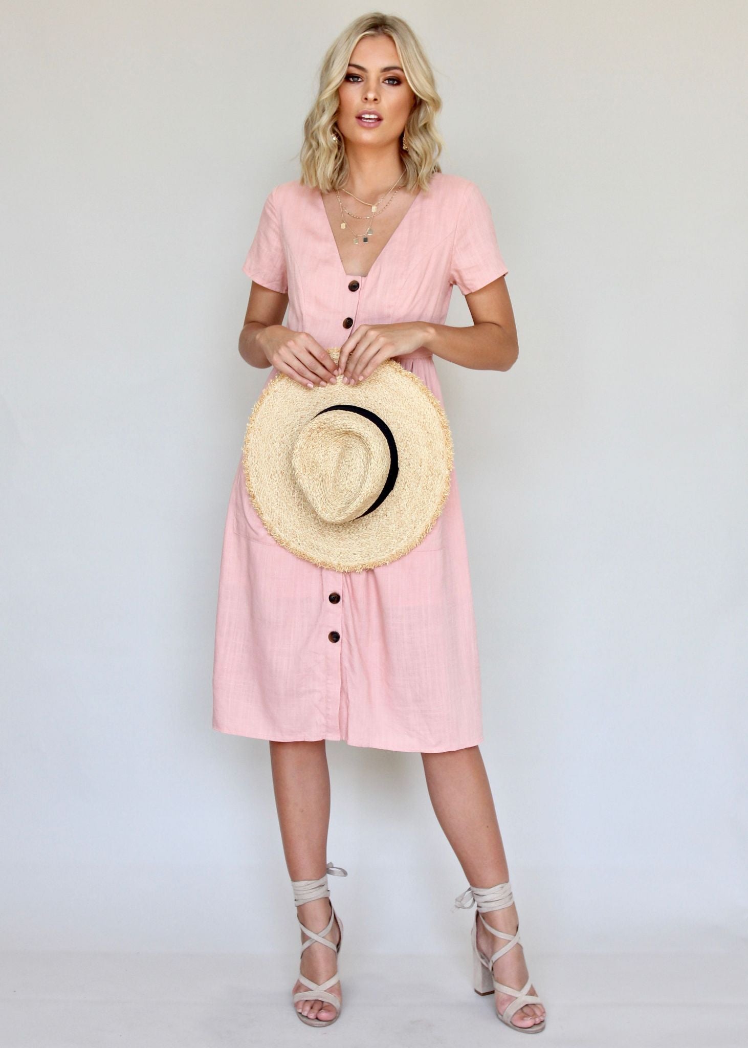 Til The End Dress - Peachy
