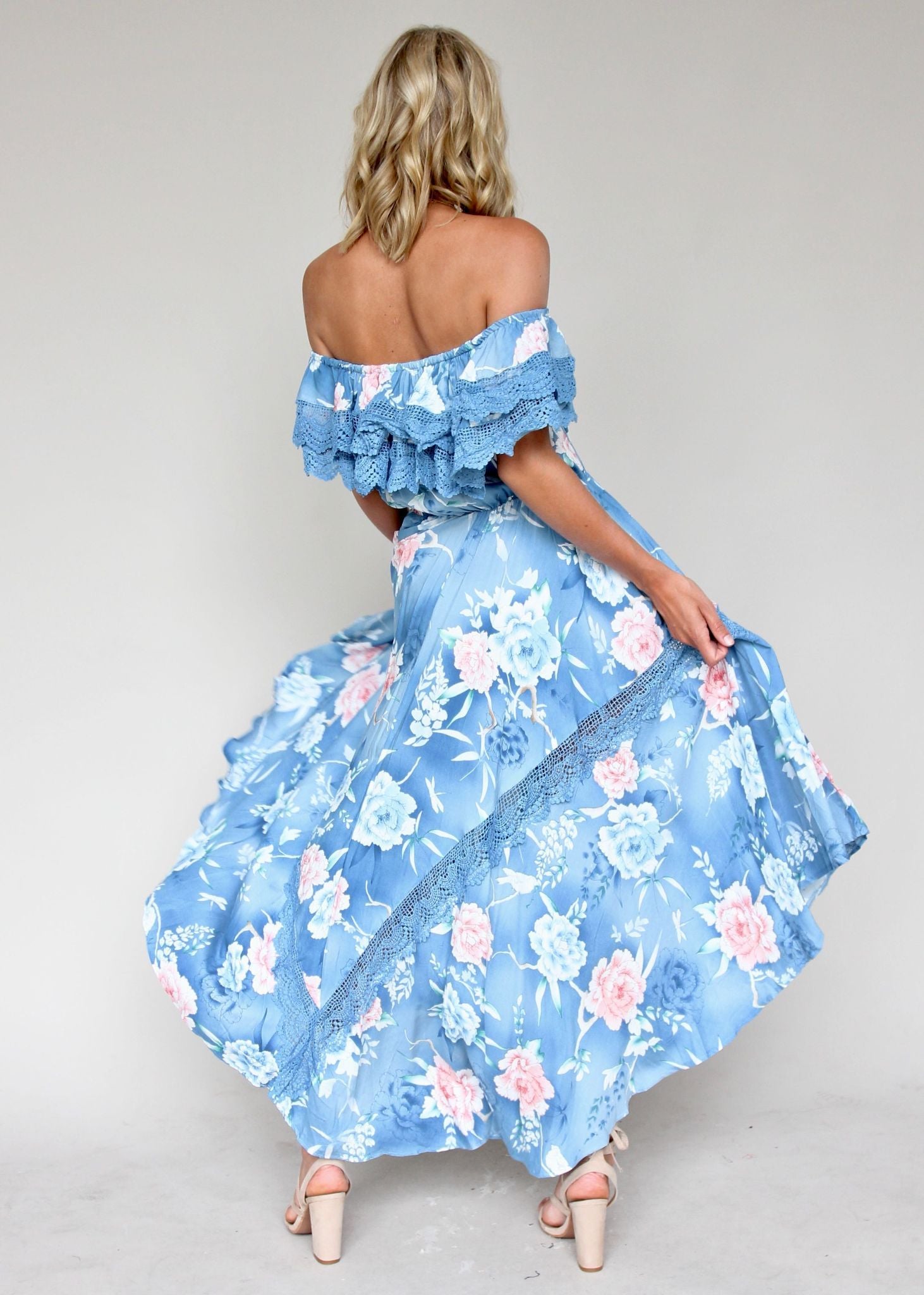 Positano Off Shoulder Maxi - Ana Santorina