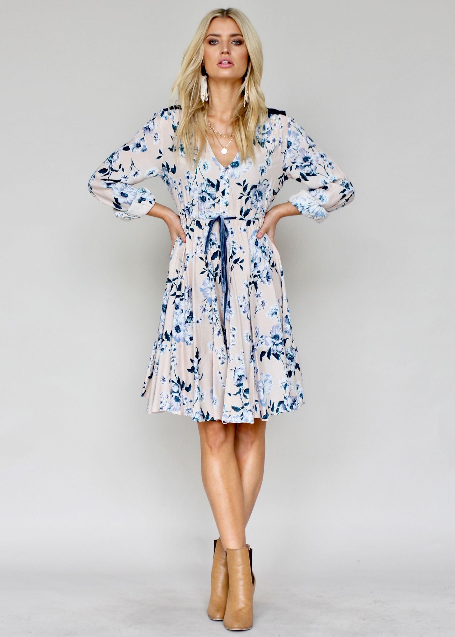 Sasha Swing Dress - Dusky