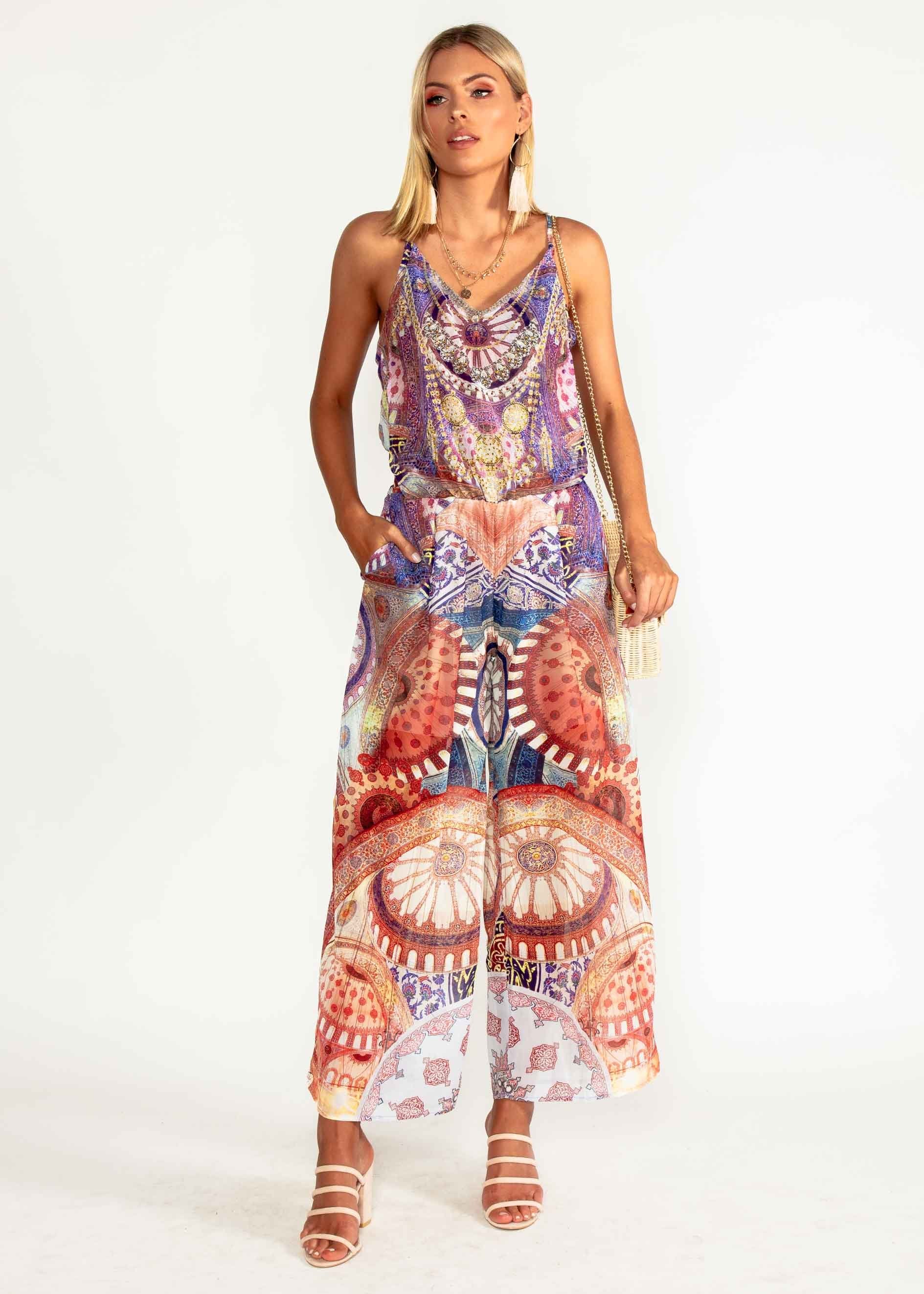 Double Up Pantsuit - Royal Amethyst