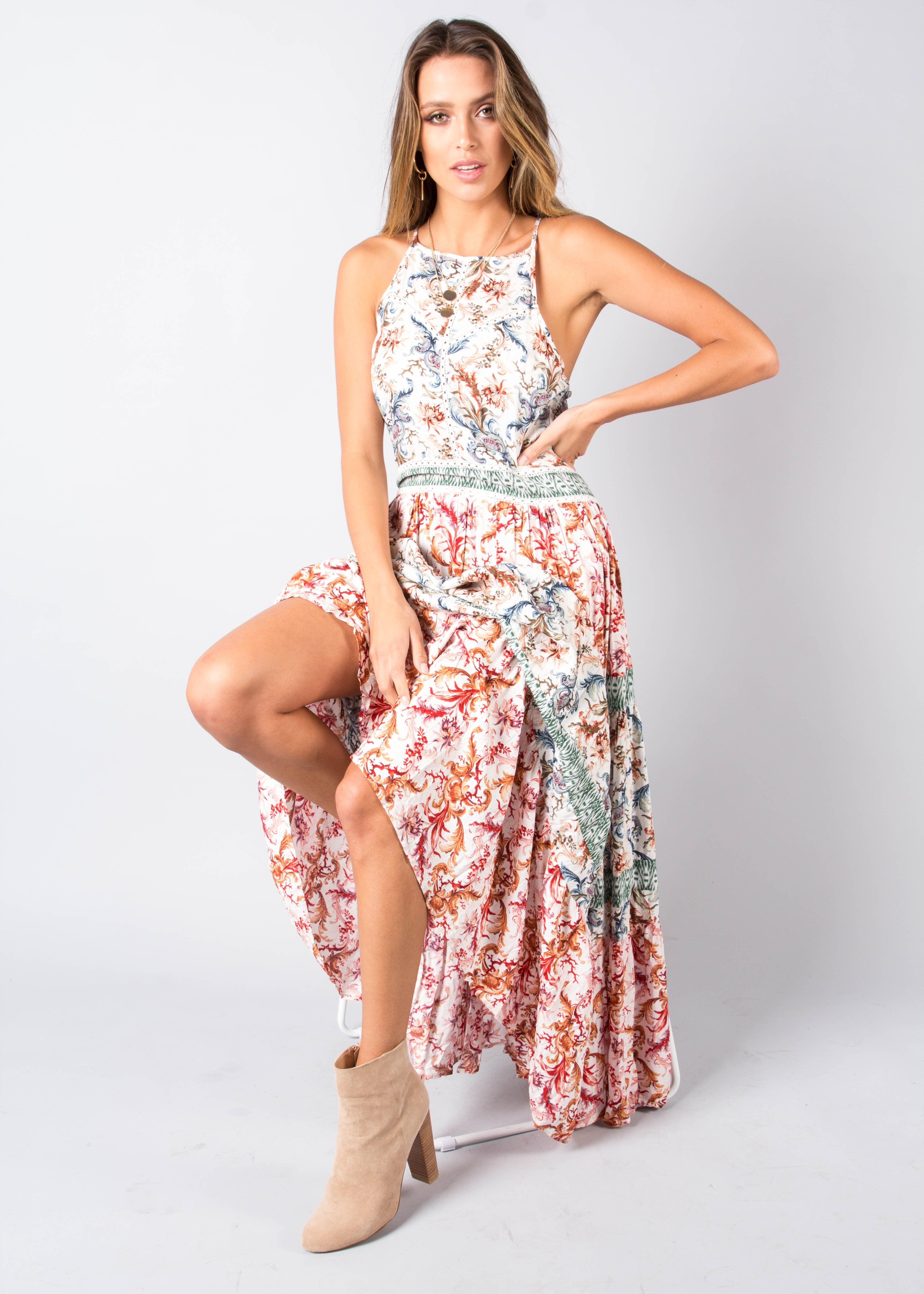 Stranger In Paradise Maxi Dress - Multi