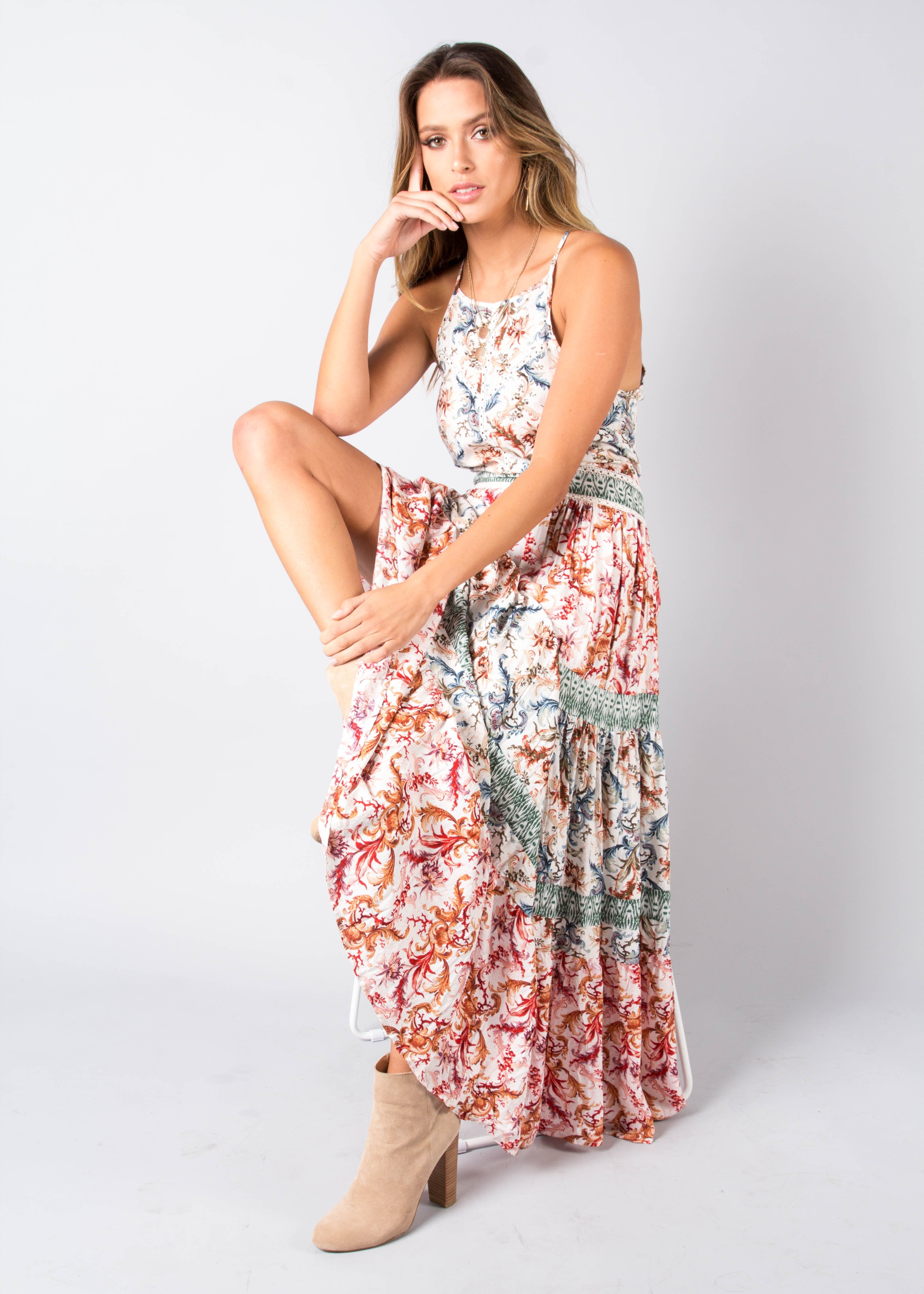 Stranger In Paradise Maxi Dress - Multi