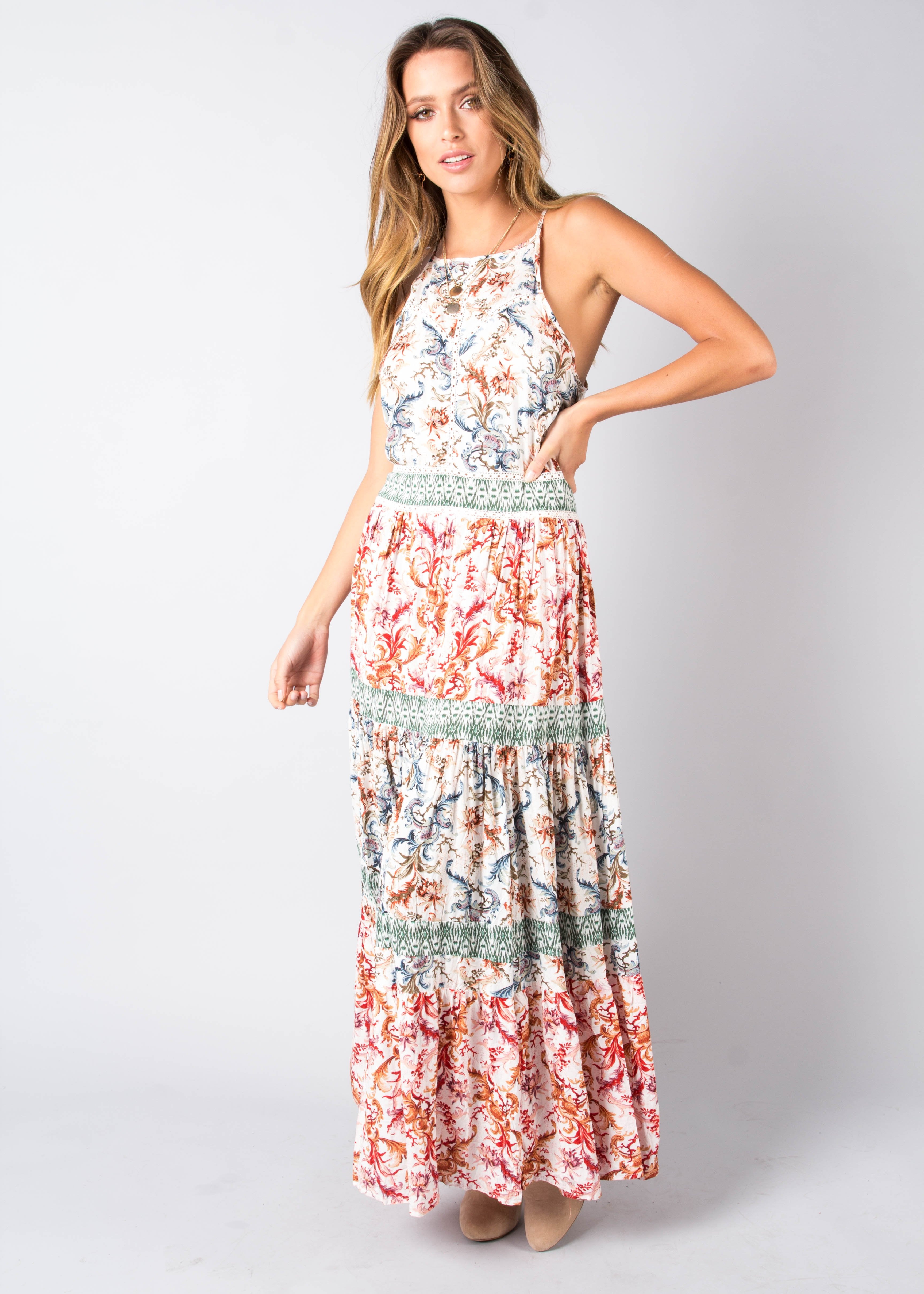 Stranger In Paradise Maxi Dress - Multi