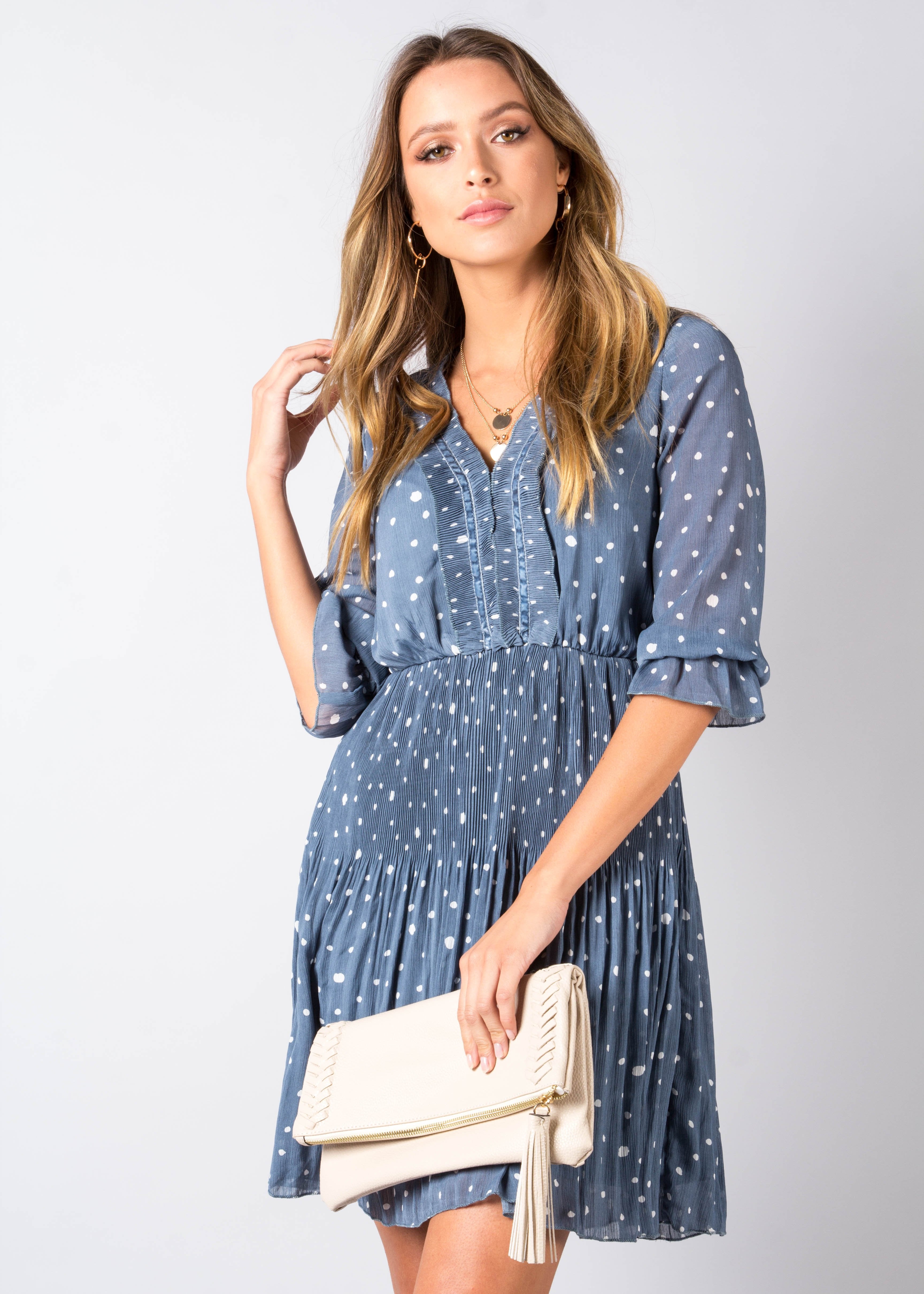 Lucie Swing Dress - Carolina