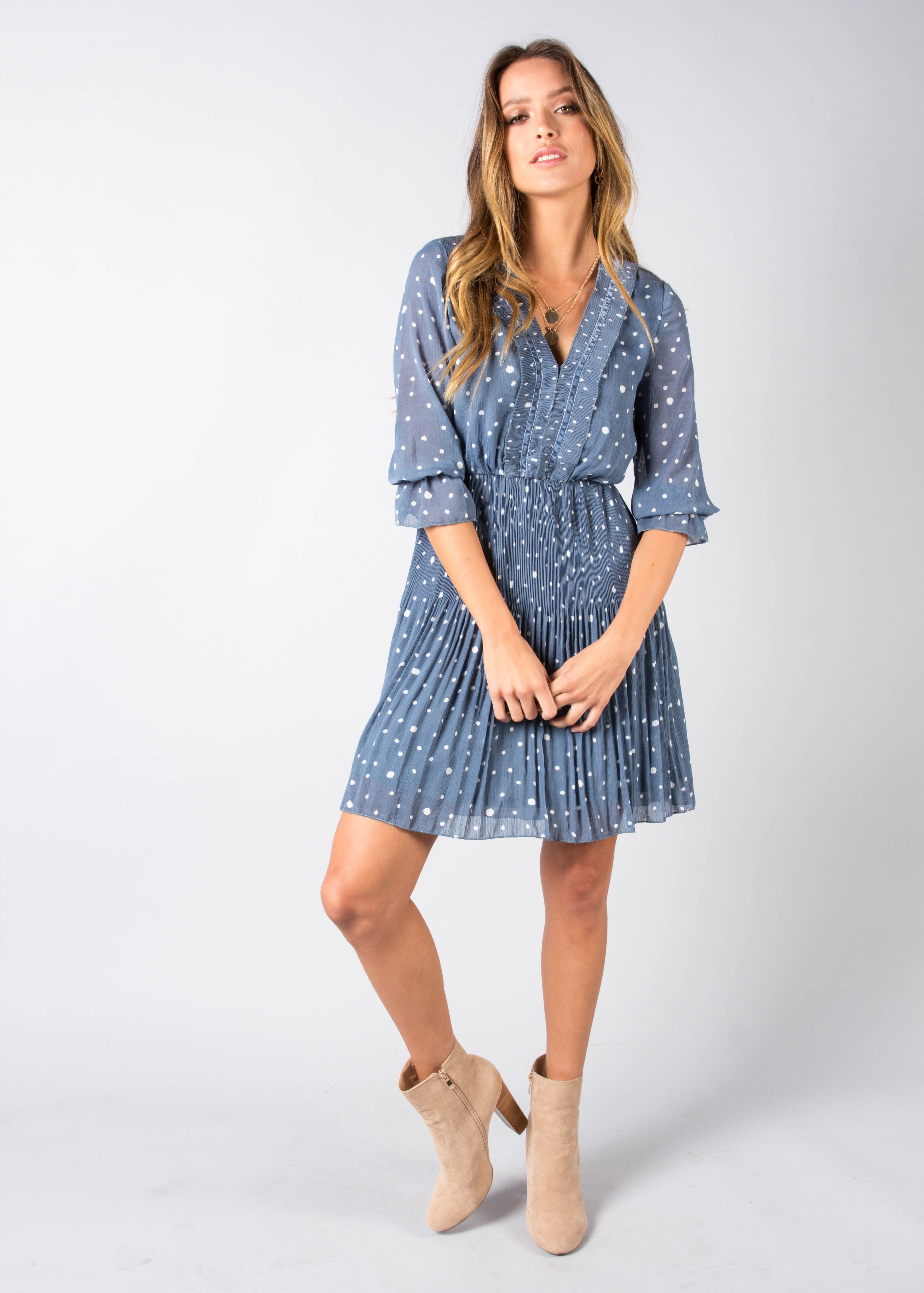 Lucie Swing Dress - Carolina