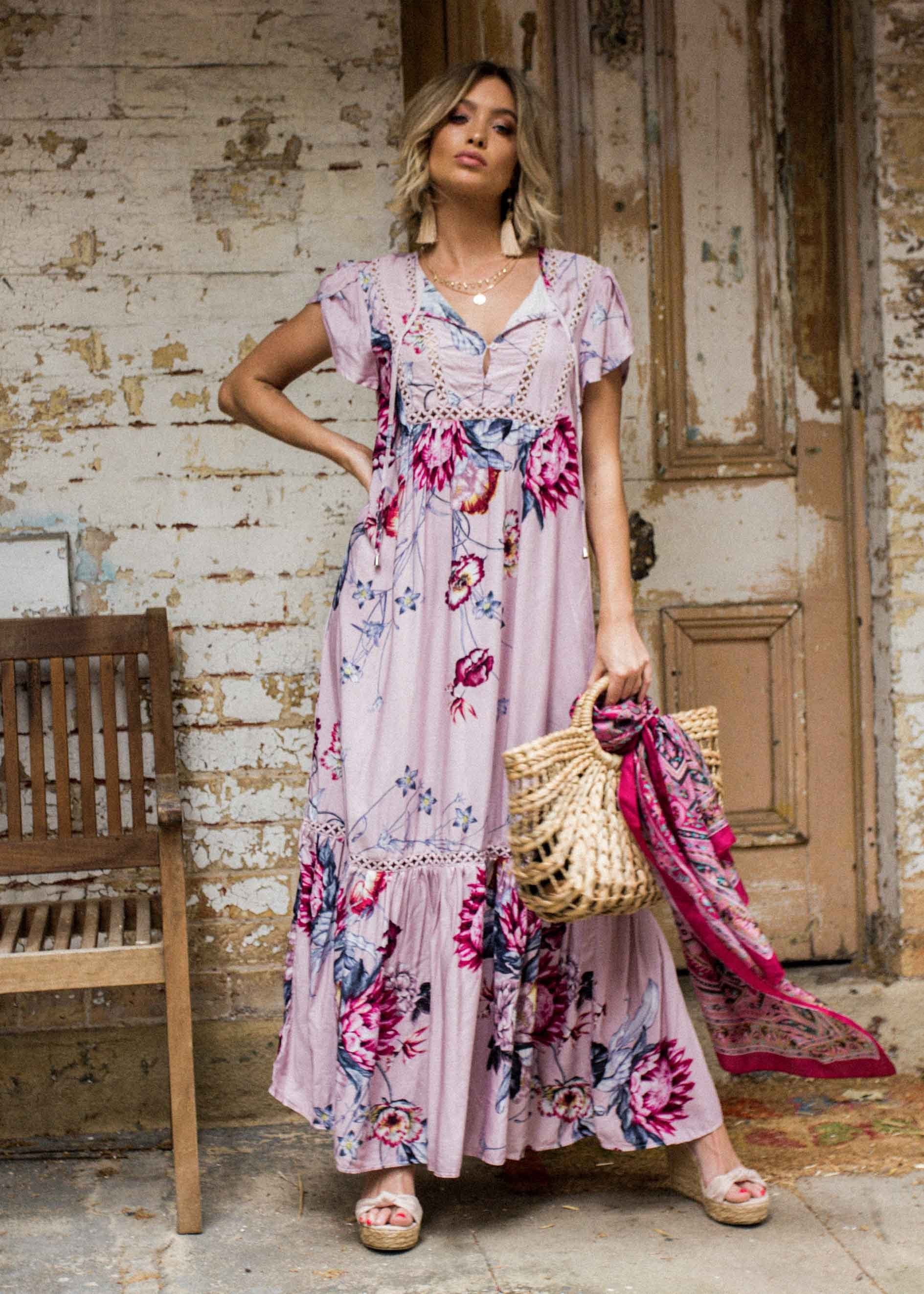 Valerie Maxi Dress - Dahlia