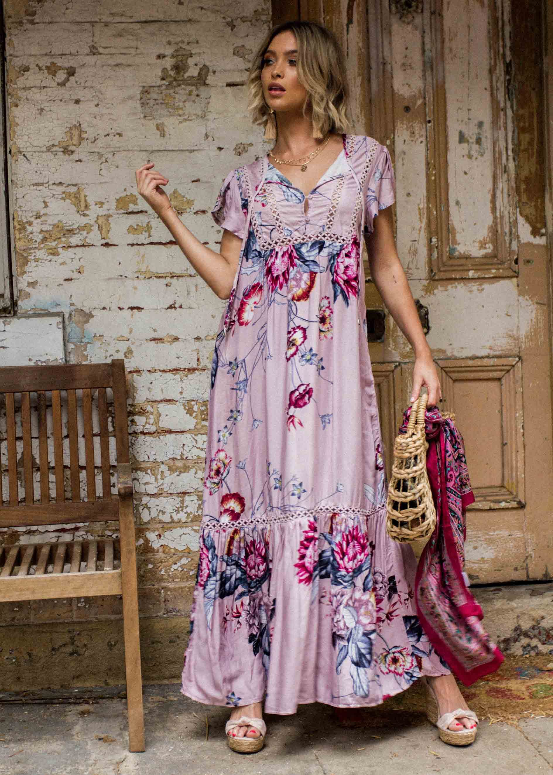 Valerie Maxi Dress - Dahlia