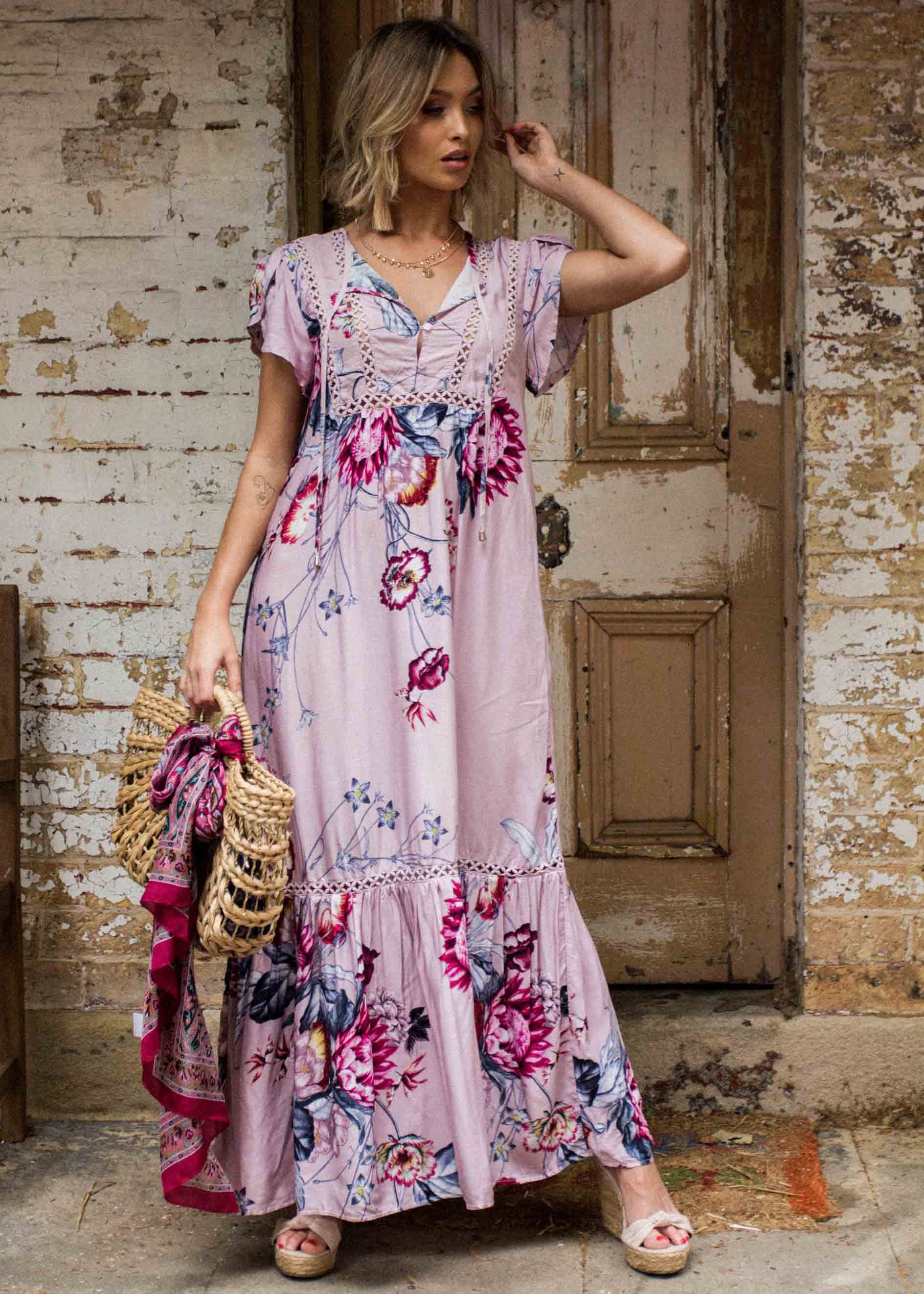 Valerie Maxi Dress - Dahlia