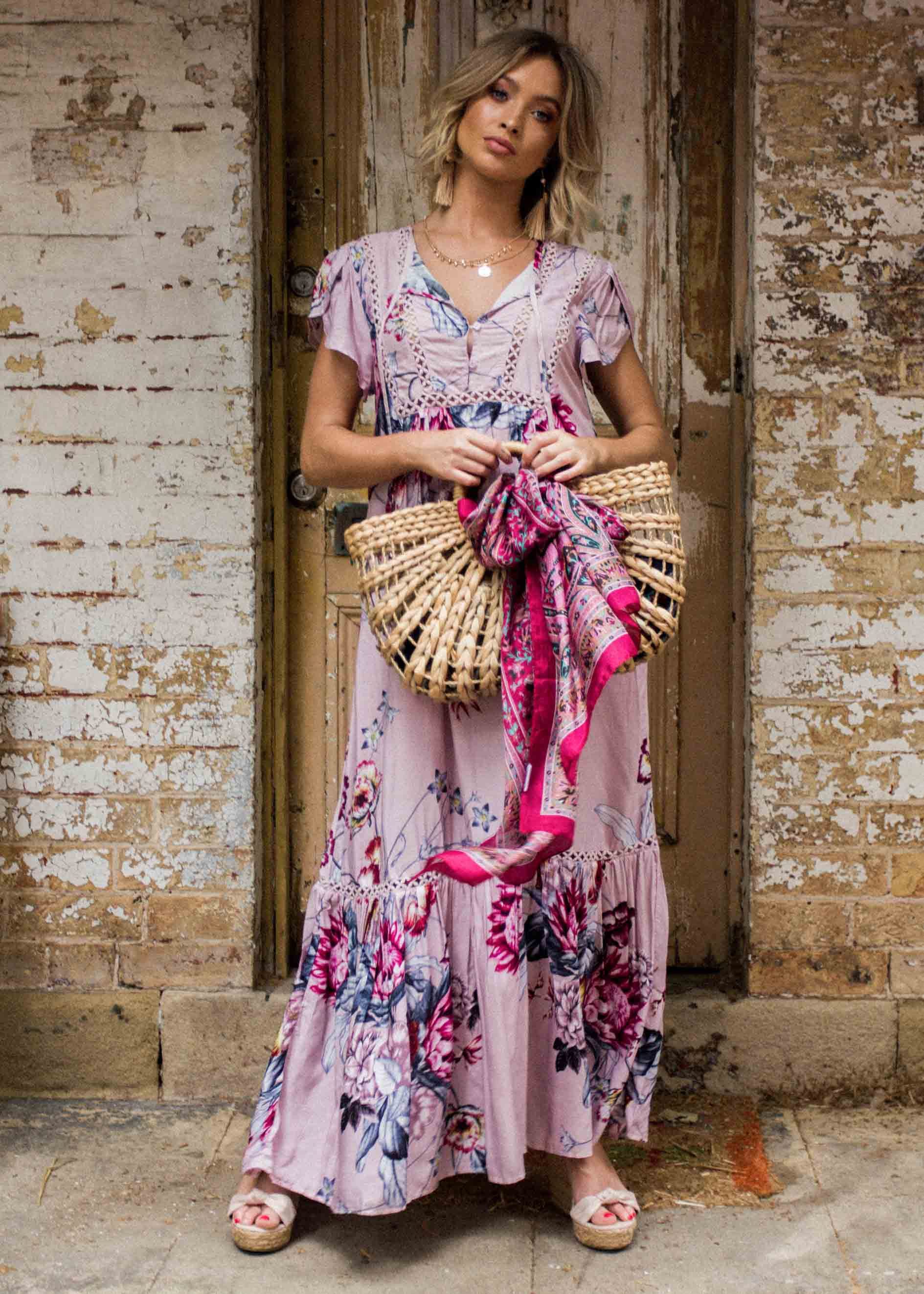 Valerie Maxi Dress - Dahlia