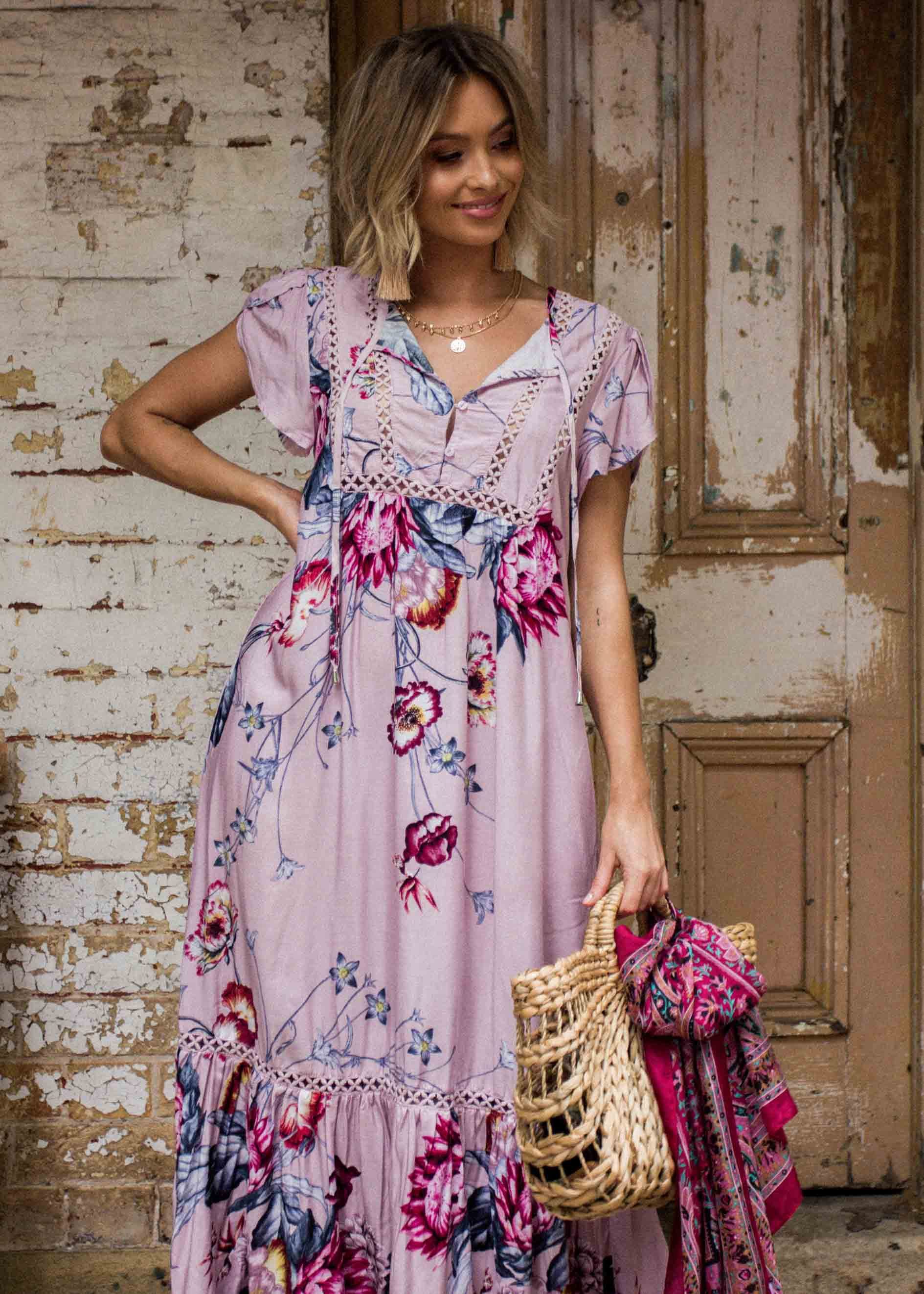Valerie Maxi Dress - Dahlia