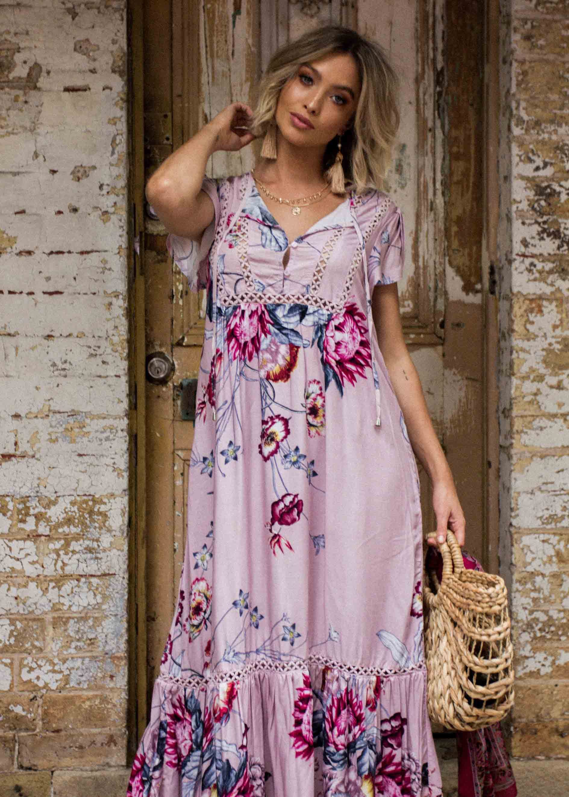 Valerie Maxi Dress - Dahlia