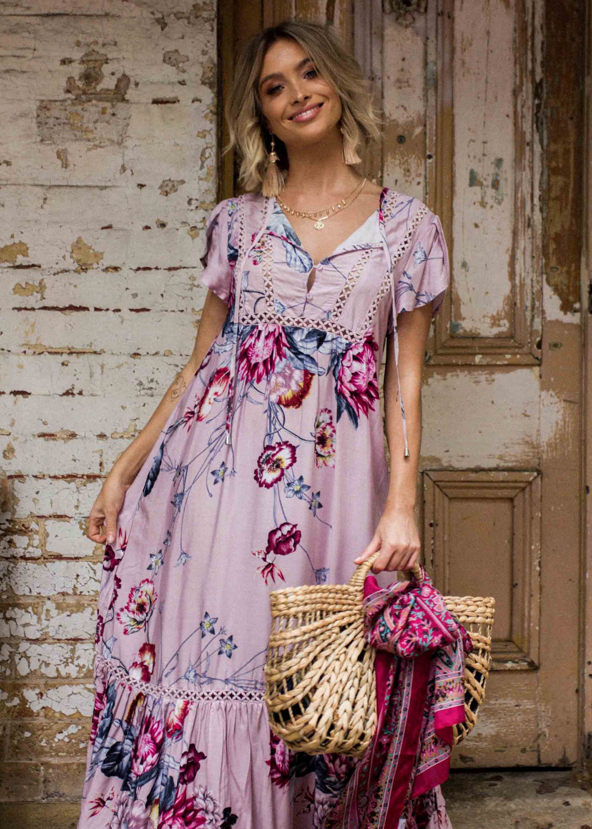 Valerie Maxi Dress - Dahlia