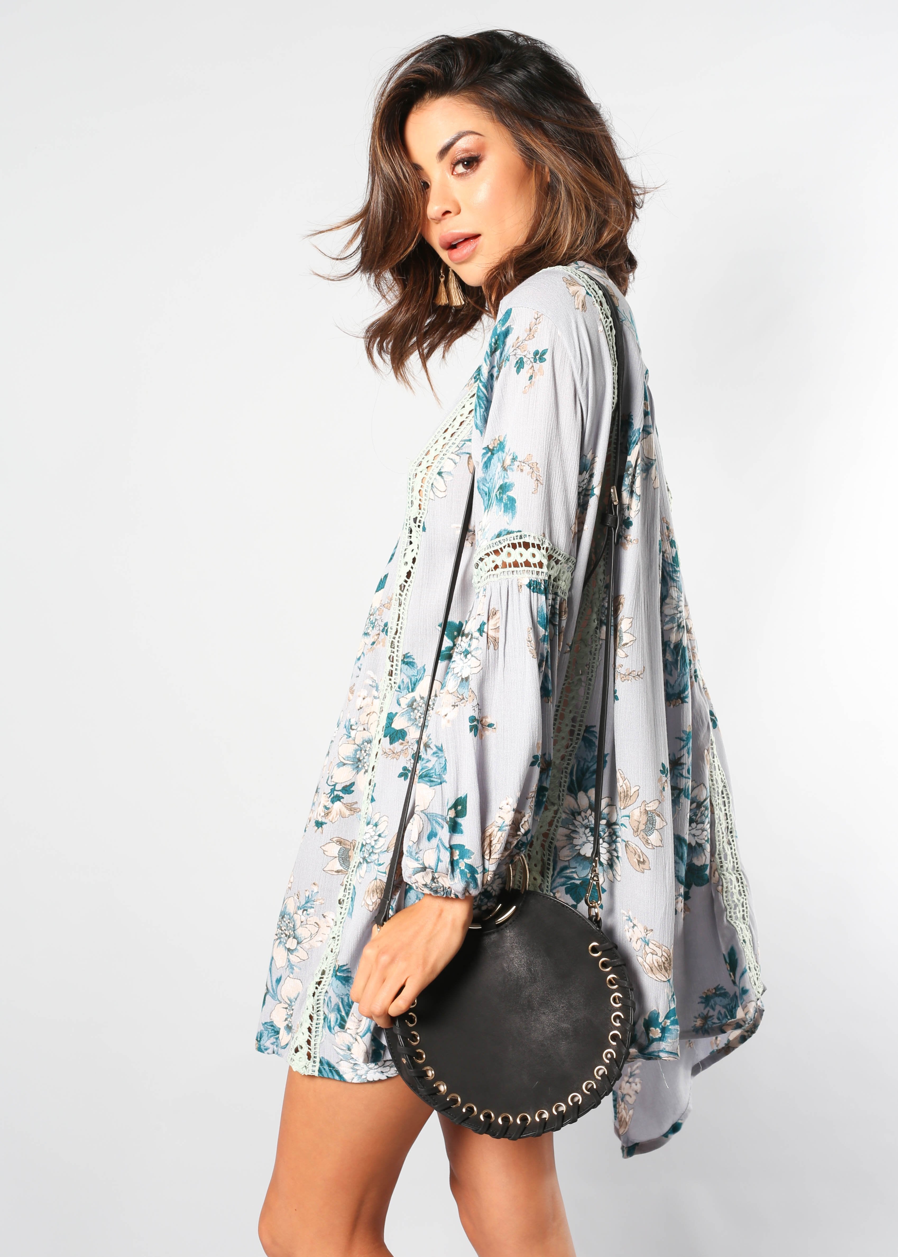 By My Side Swing Dress - Powder Blue