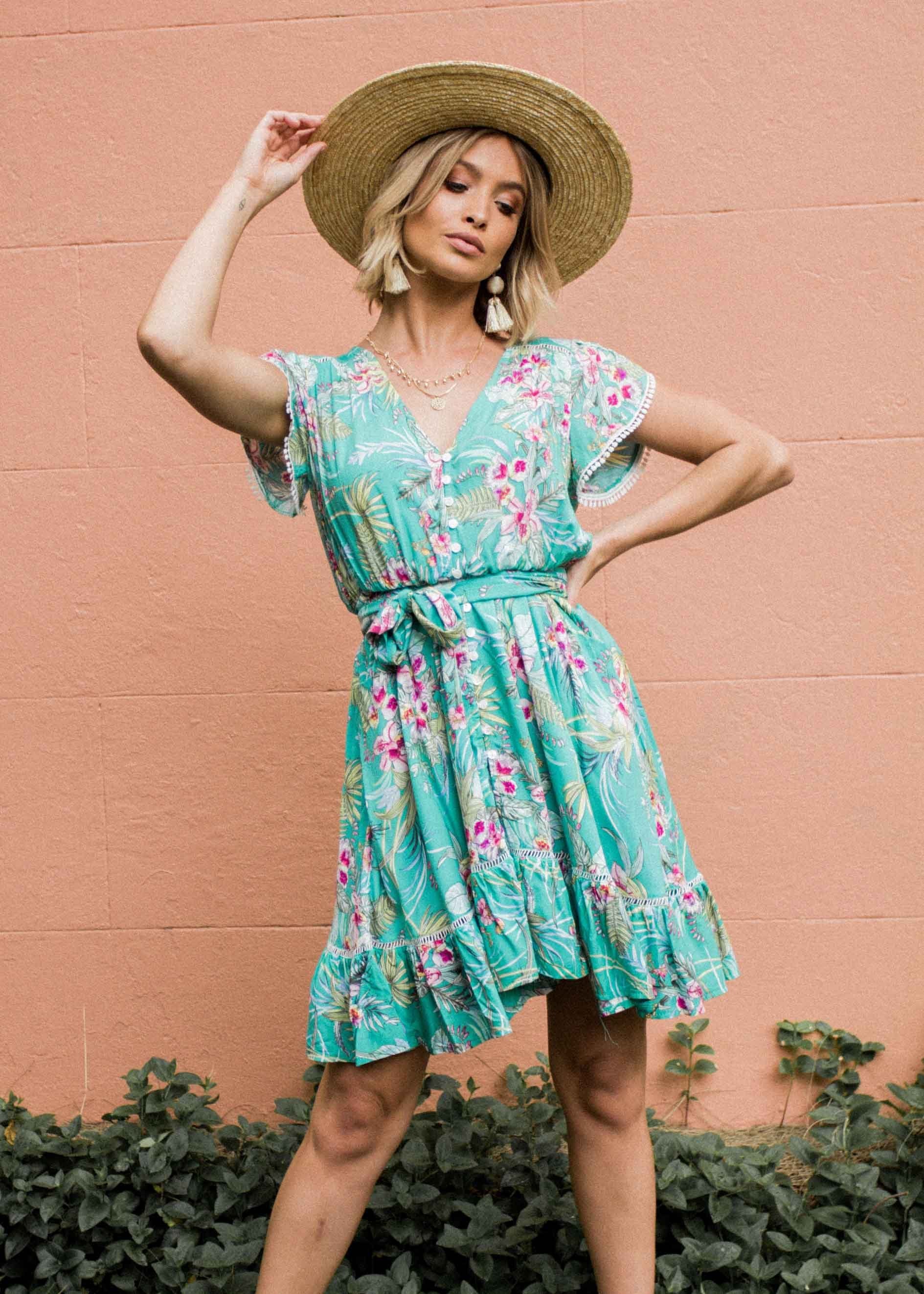 Lizzie Swing Dress - Amazonia