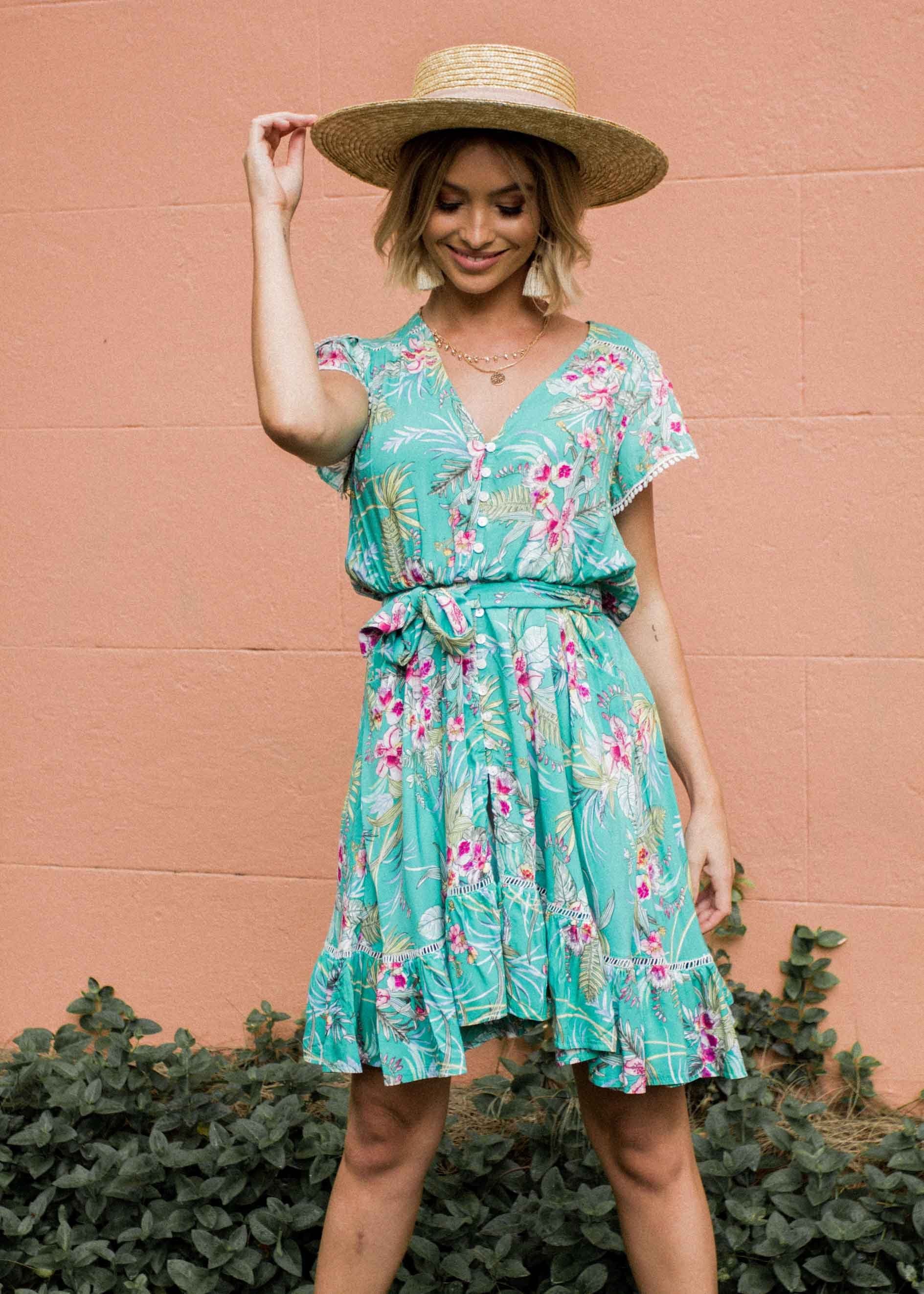 Lizzie Swing Dress - Amazonia