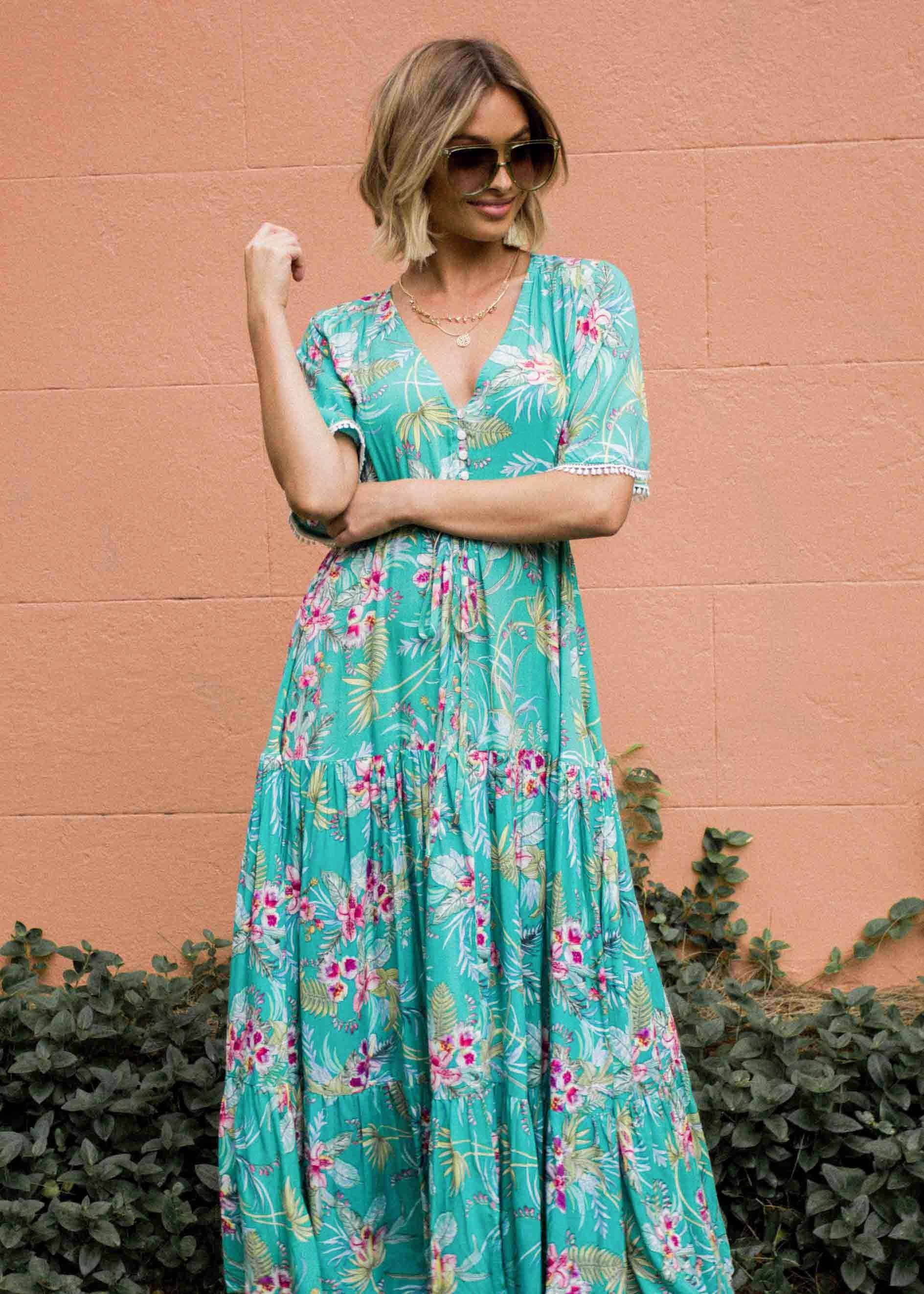 Kelsey Maxi Dress - Amazonia