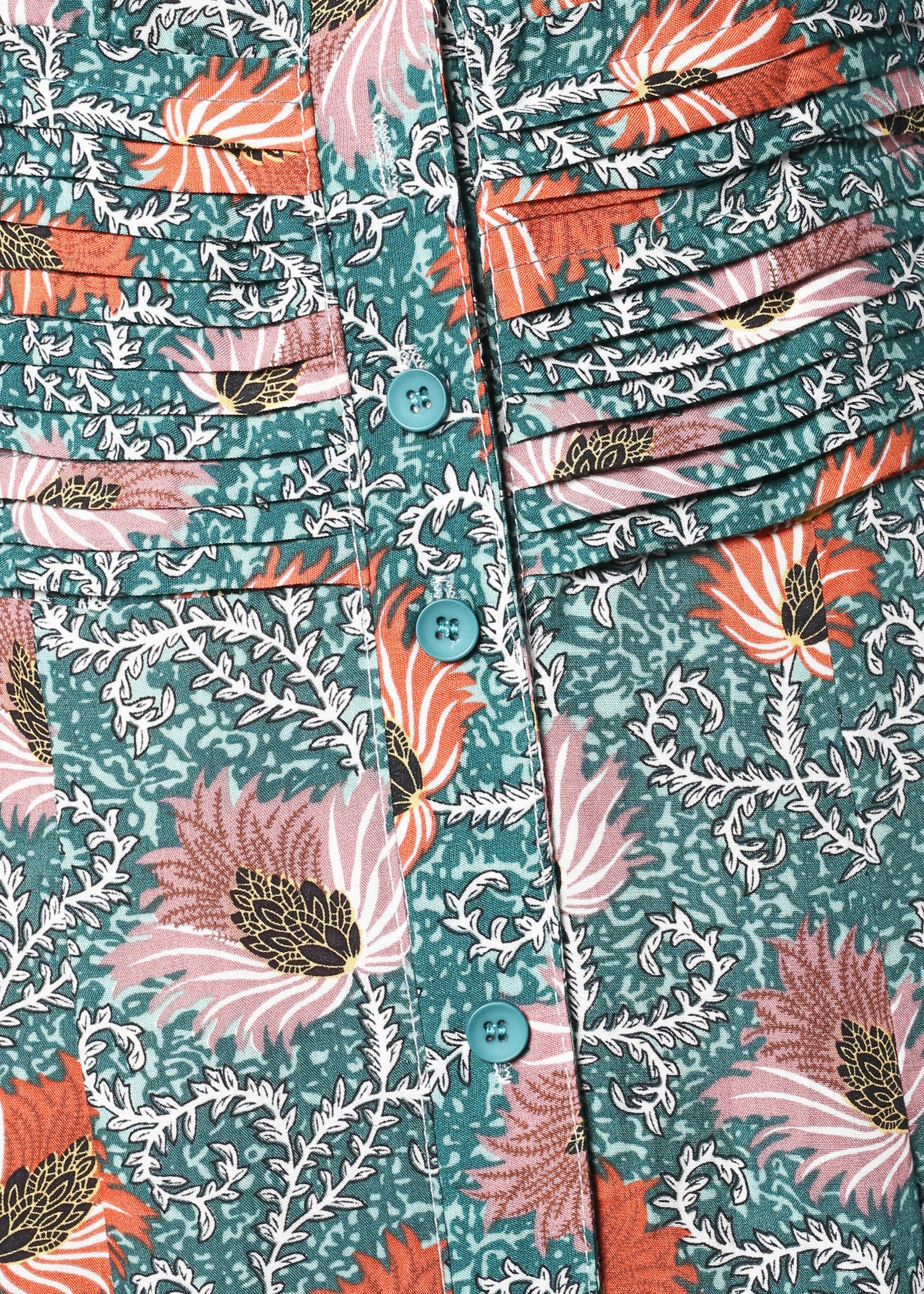 Everything Is Love Maxi Dress - Emerald Bloom