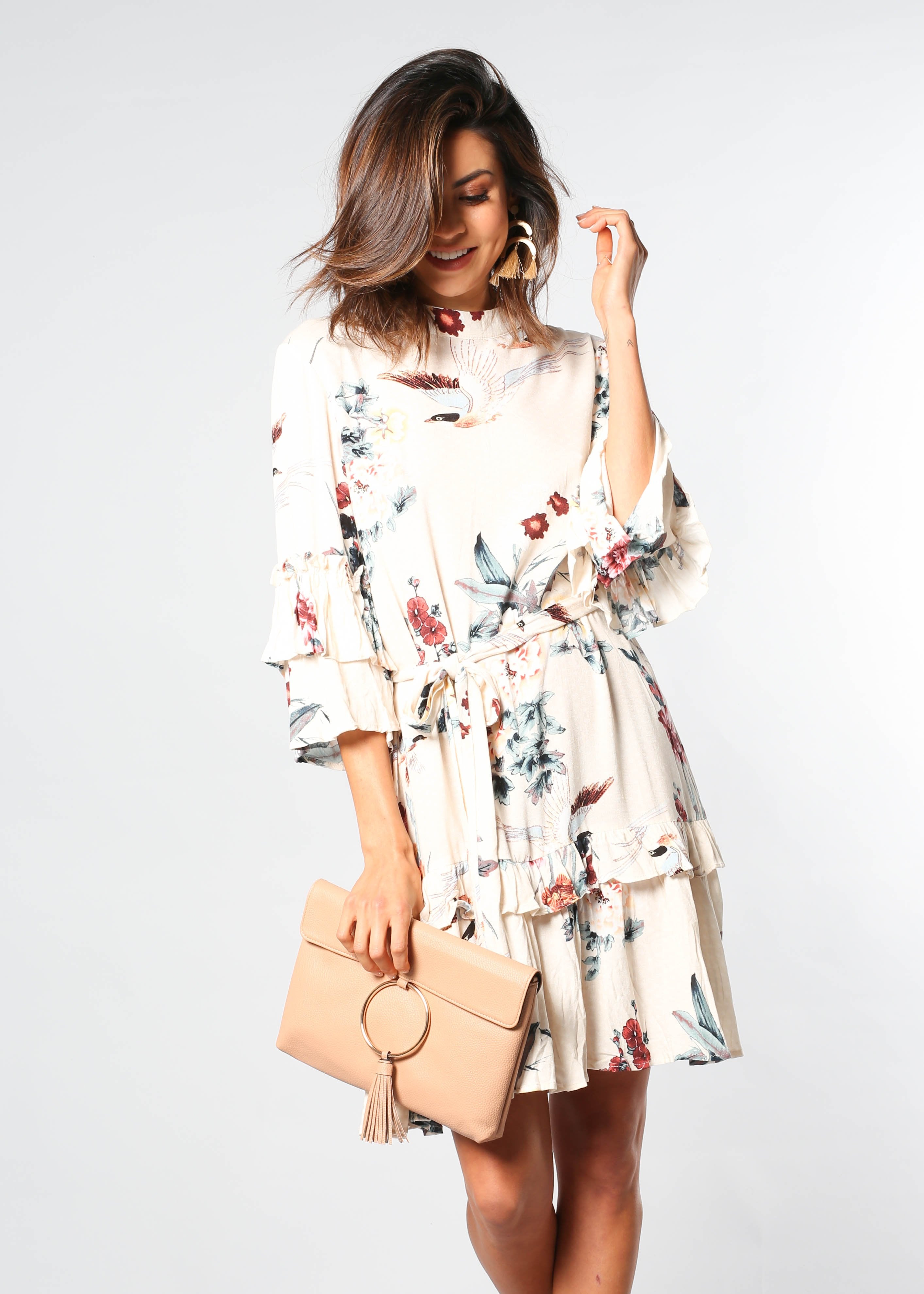 Lost Stars Swing Dress - Peony