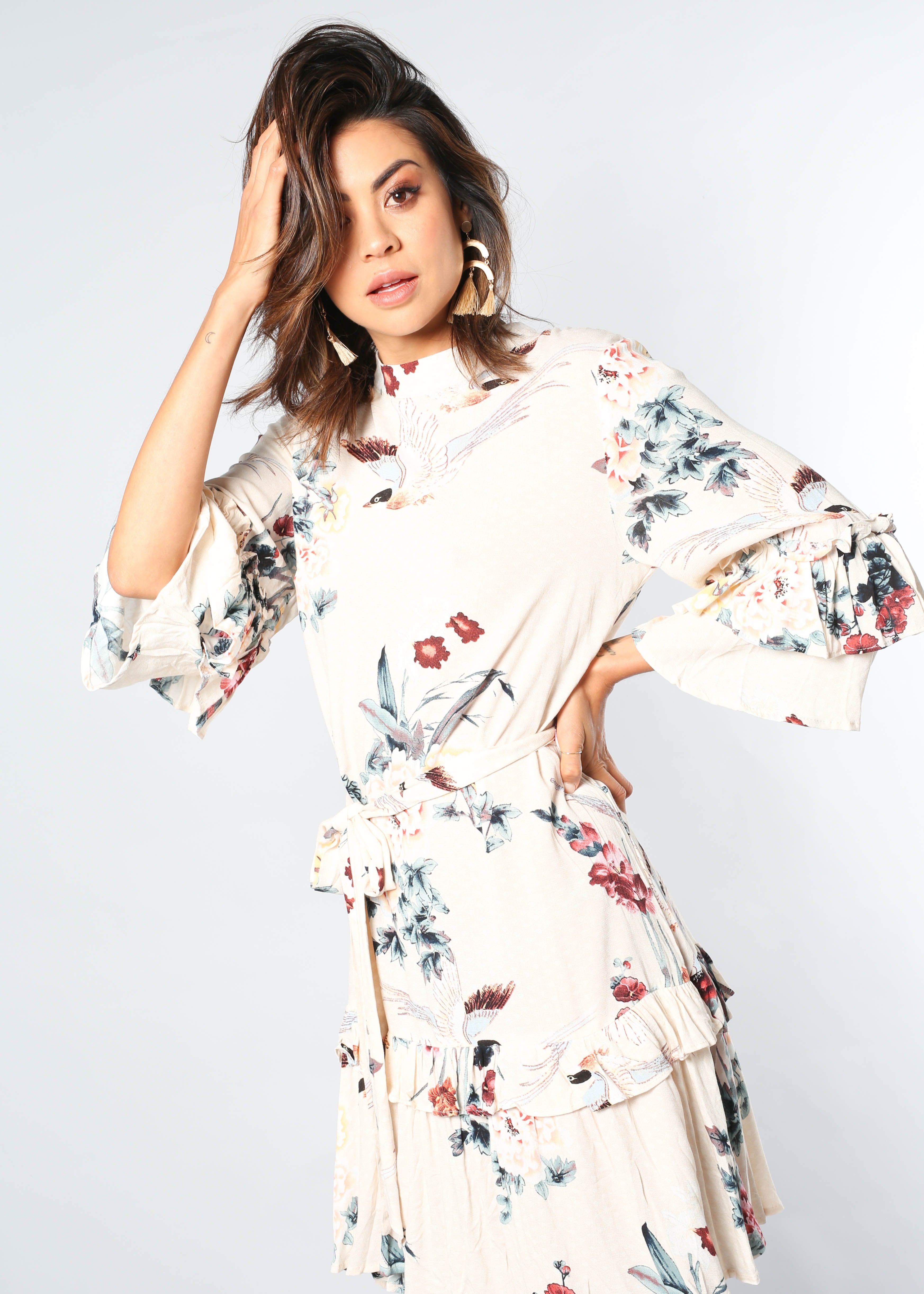 Lost Stars Swing Dress - Peony