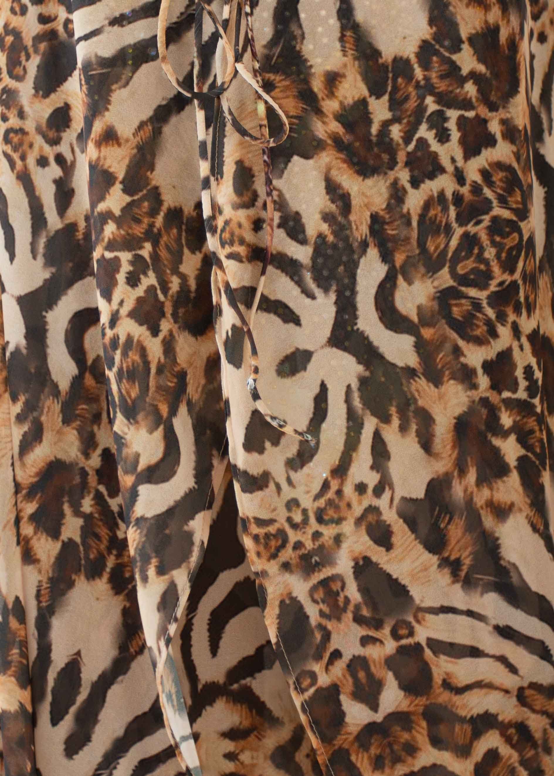 St. Valentine Chiffon Dress - Jaguar