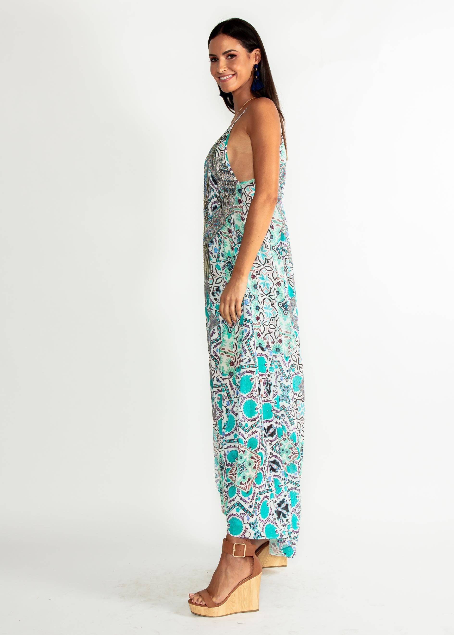 Lost Lotus Chiffon Maxi - Havana