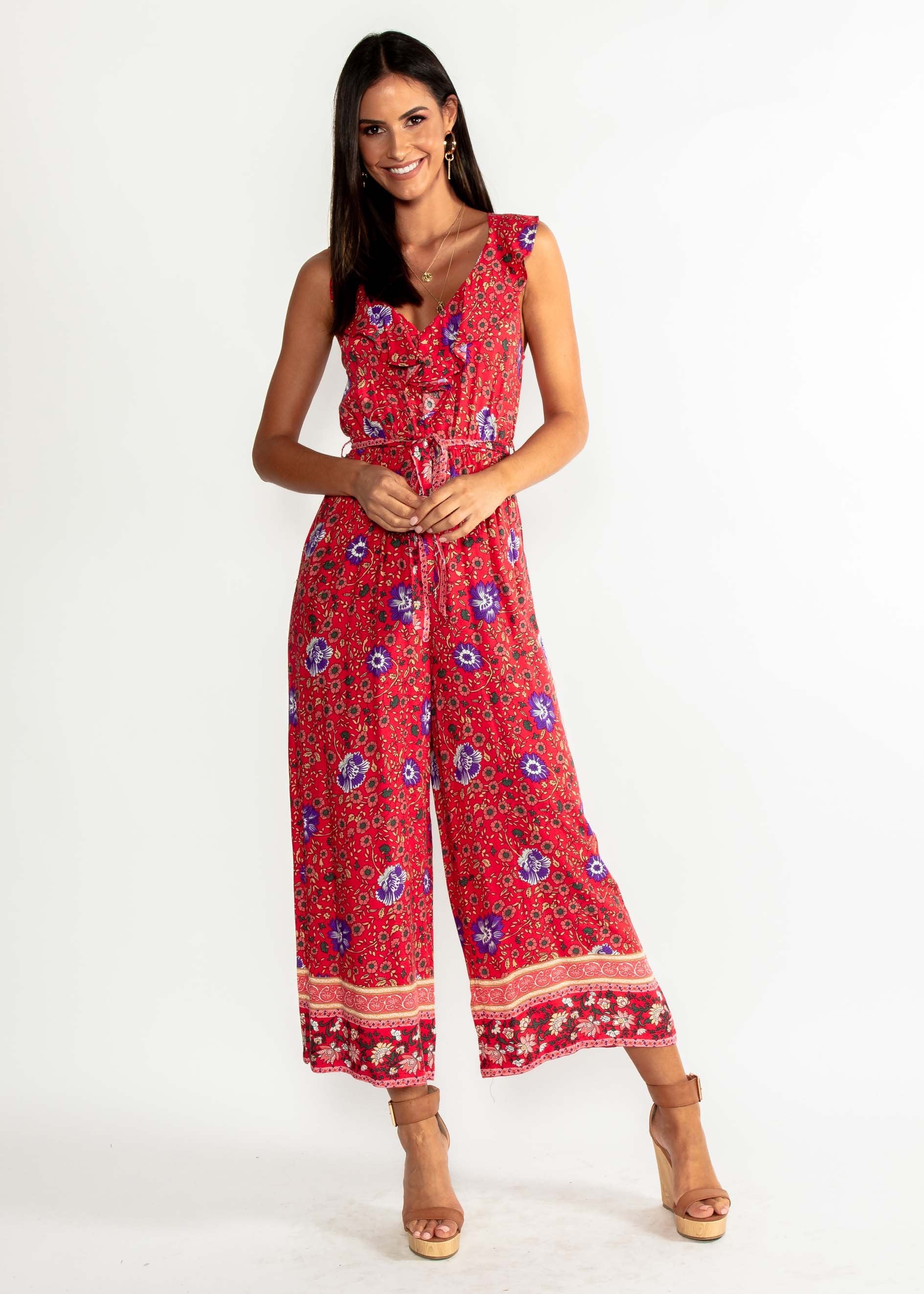 Marietta Pantsuit - Saffron Blossom