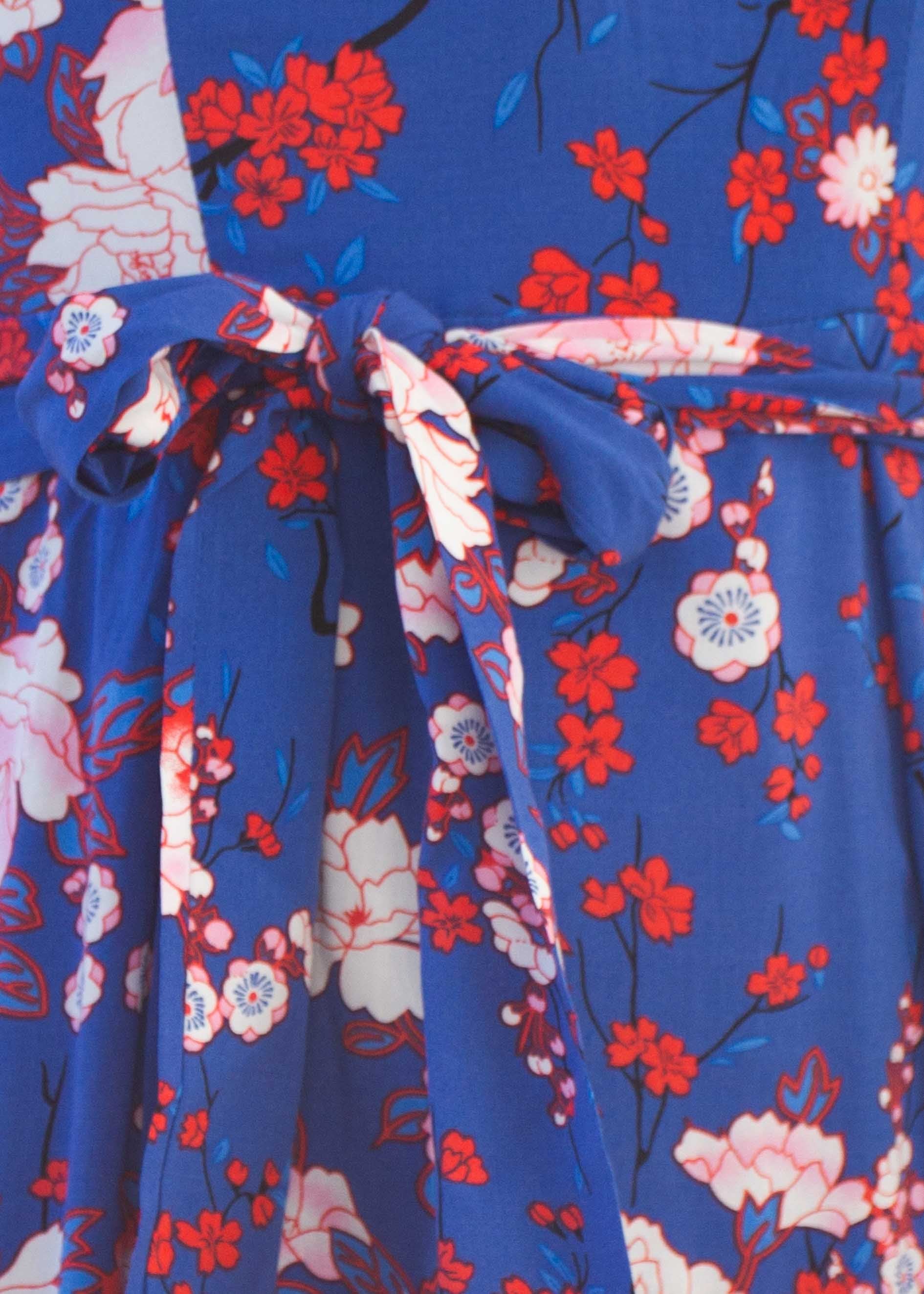 Matilda Swing Dress - Blue Floral