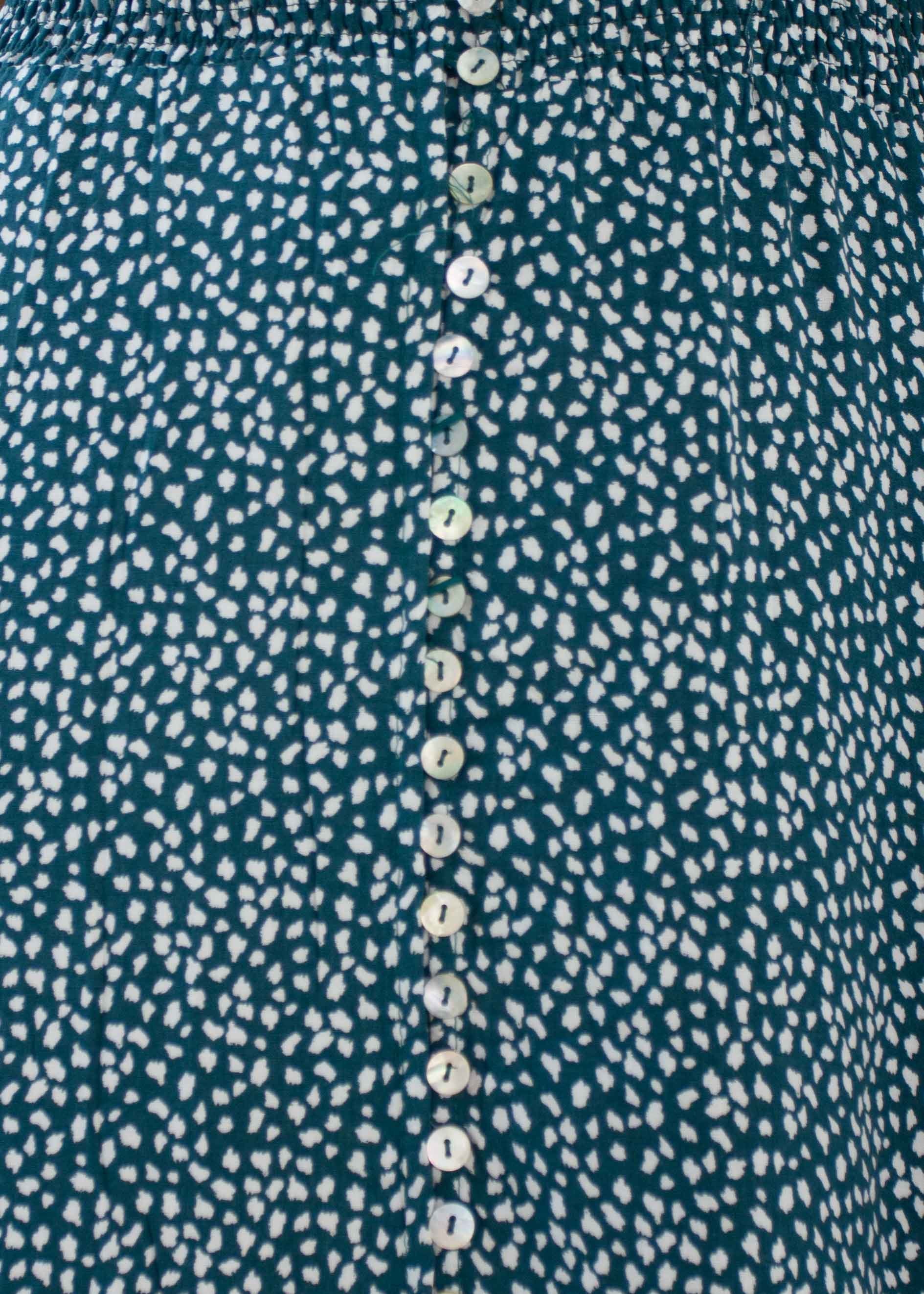 Leaving California Midi Dress - Emerald