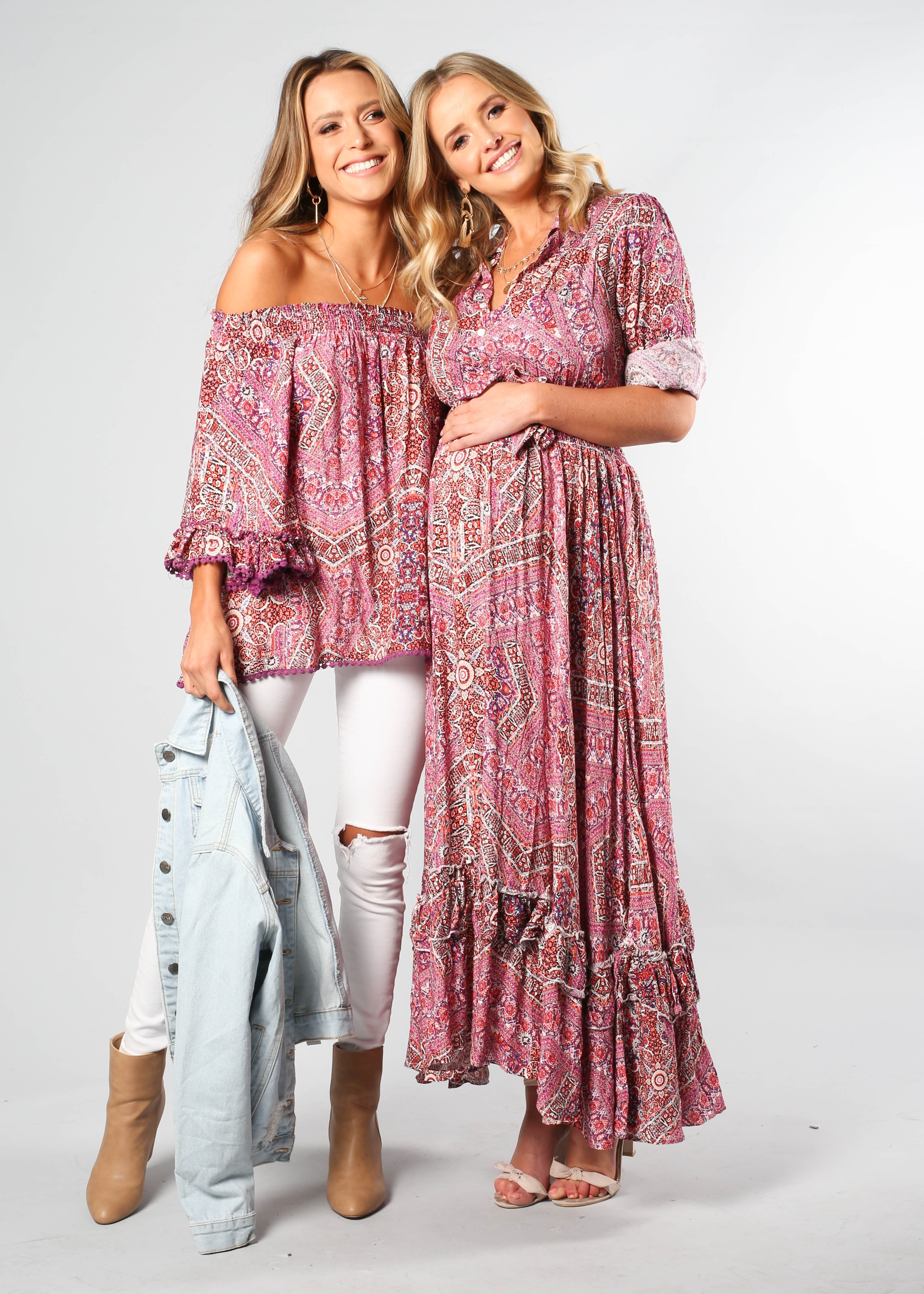 Troye Maxi Dress - Hibiscus