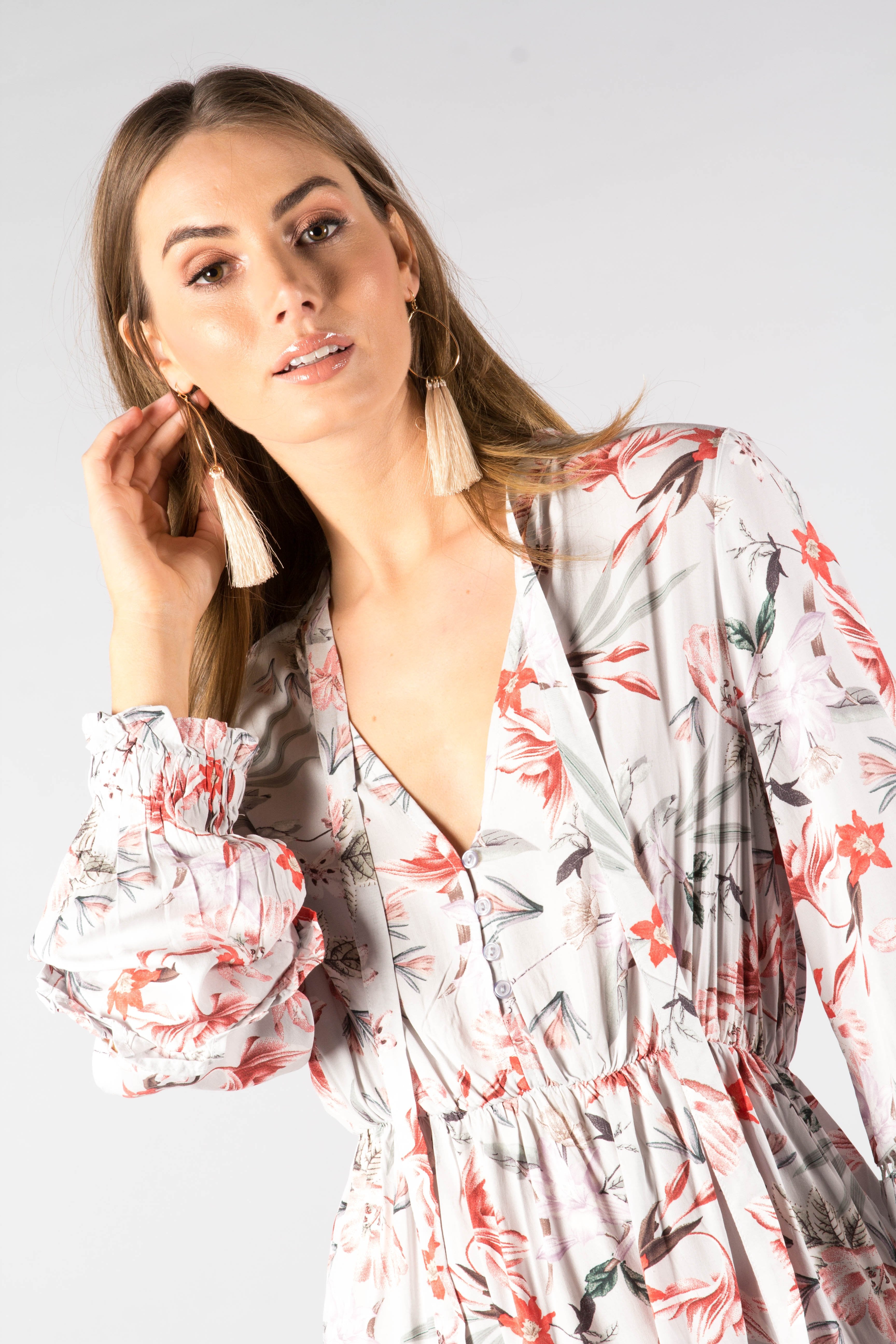 Rose Swing Dress - Dion