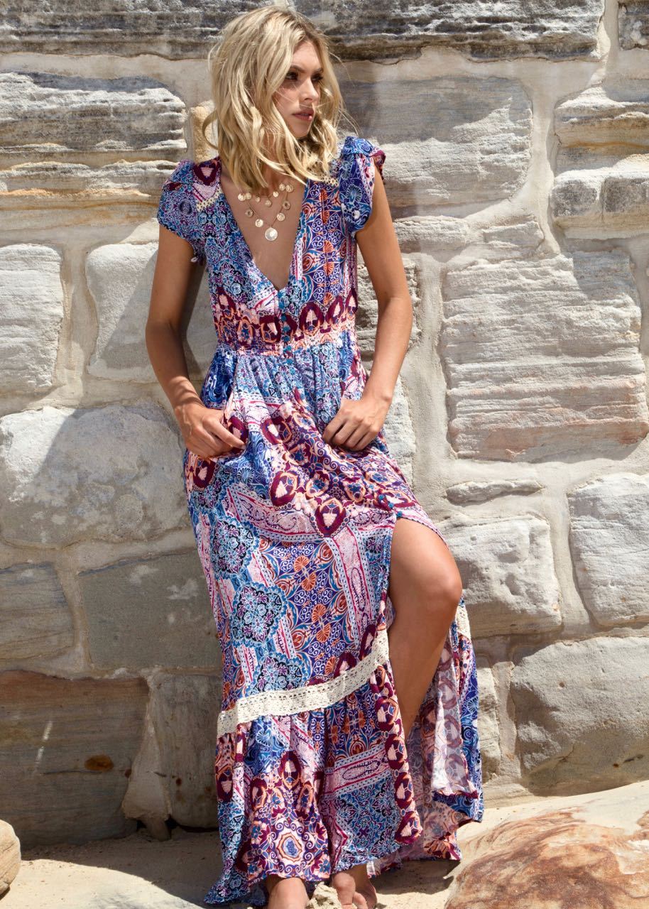 Carmen Maxi Dress - Caprioska