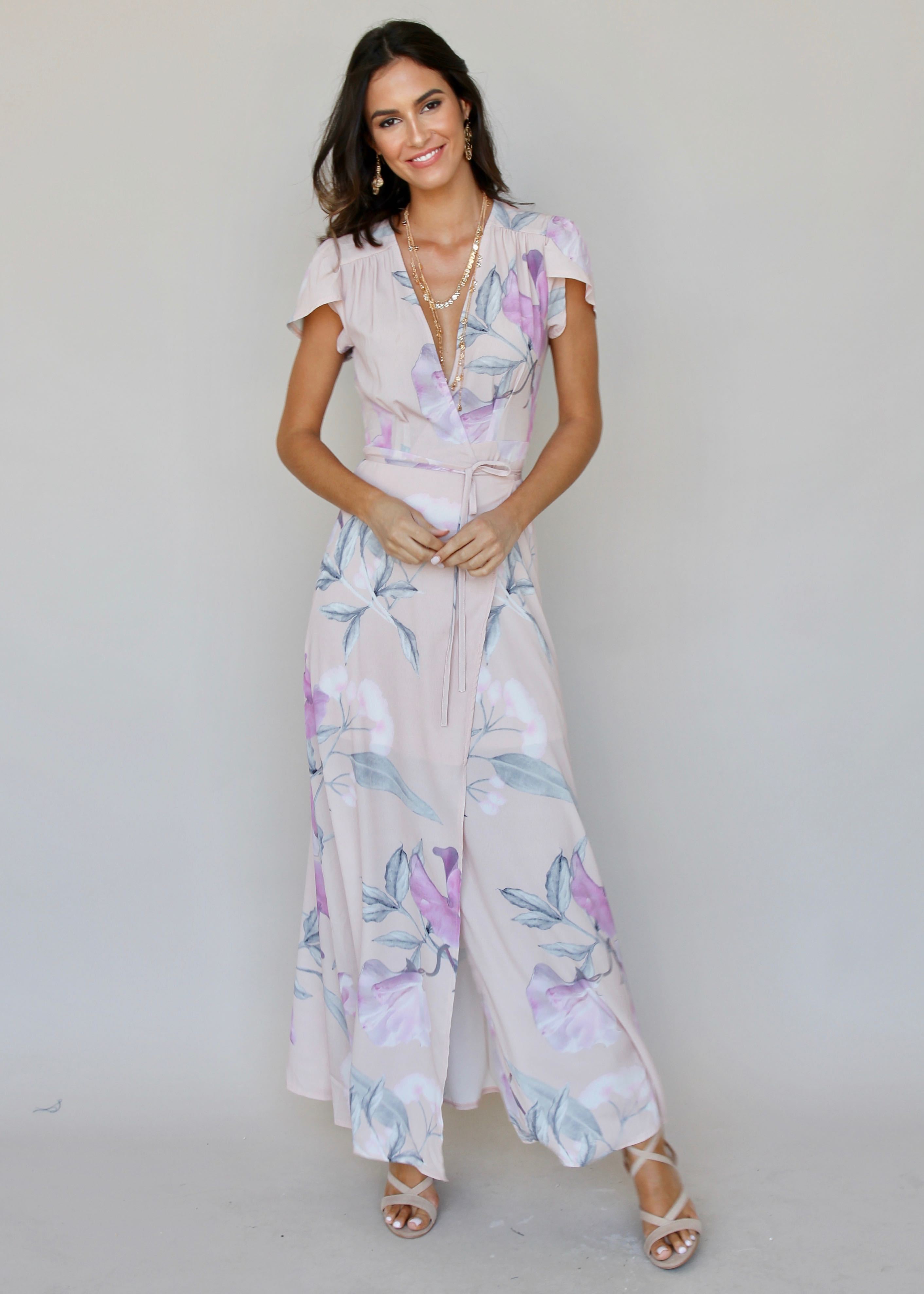 South Branch Wrap Dress - Blossom