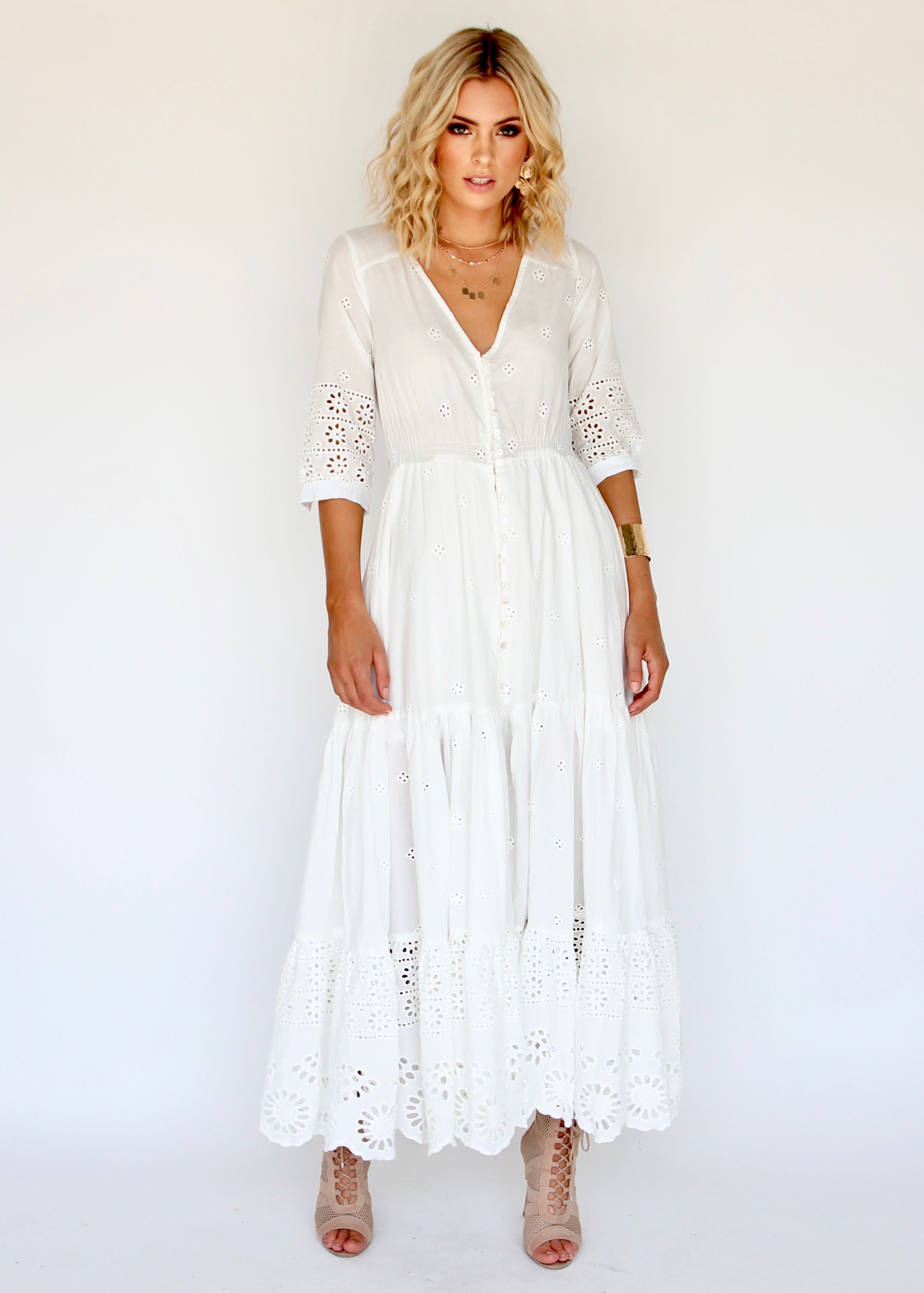 Verona Maxi Dress - White