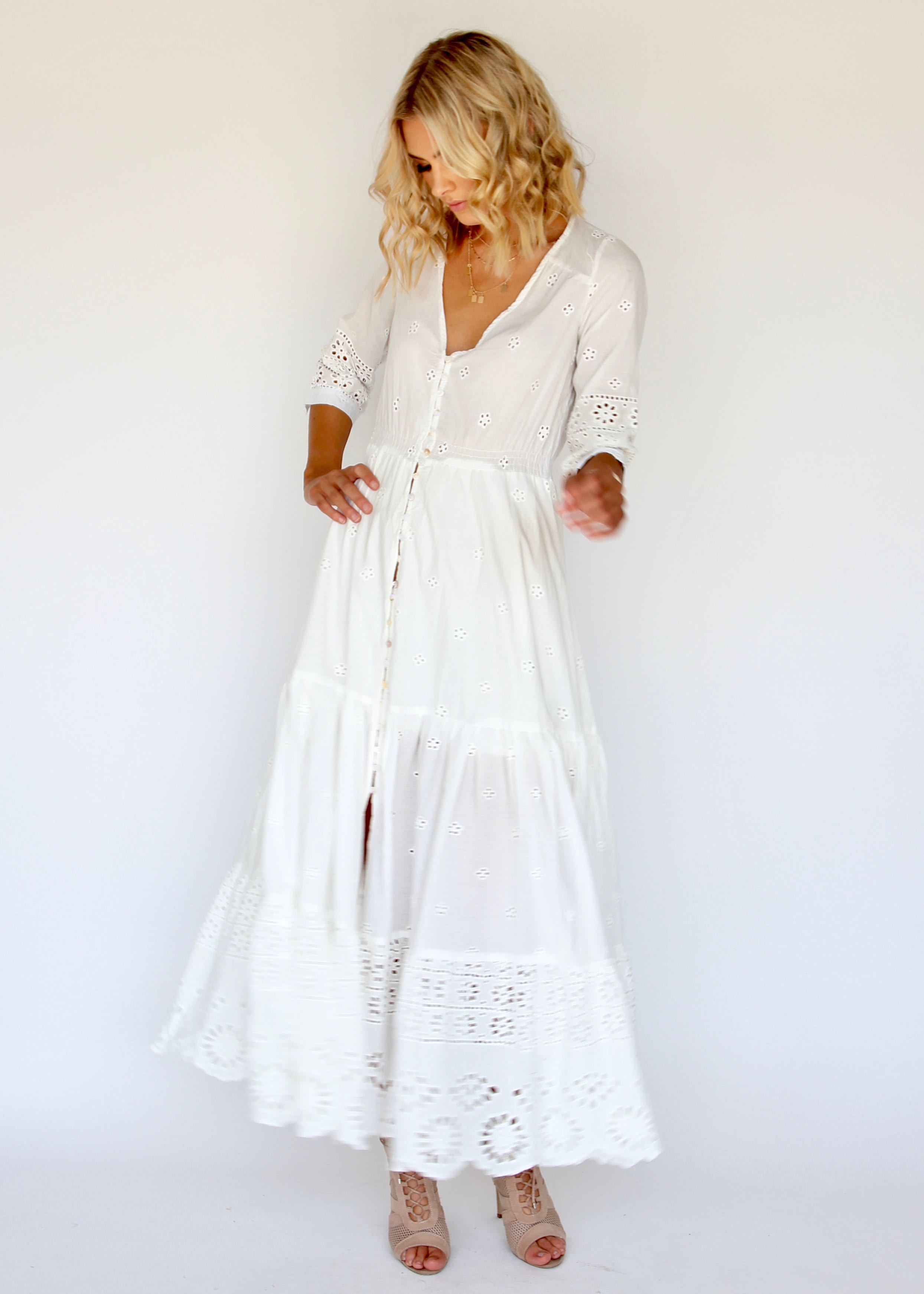 Verona Maxi Dress - White