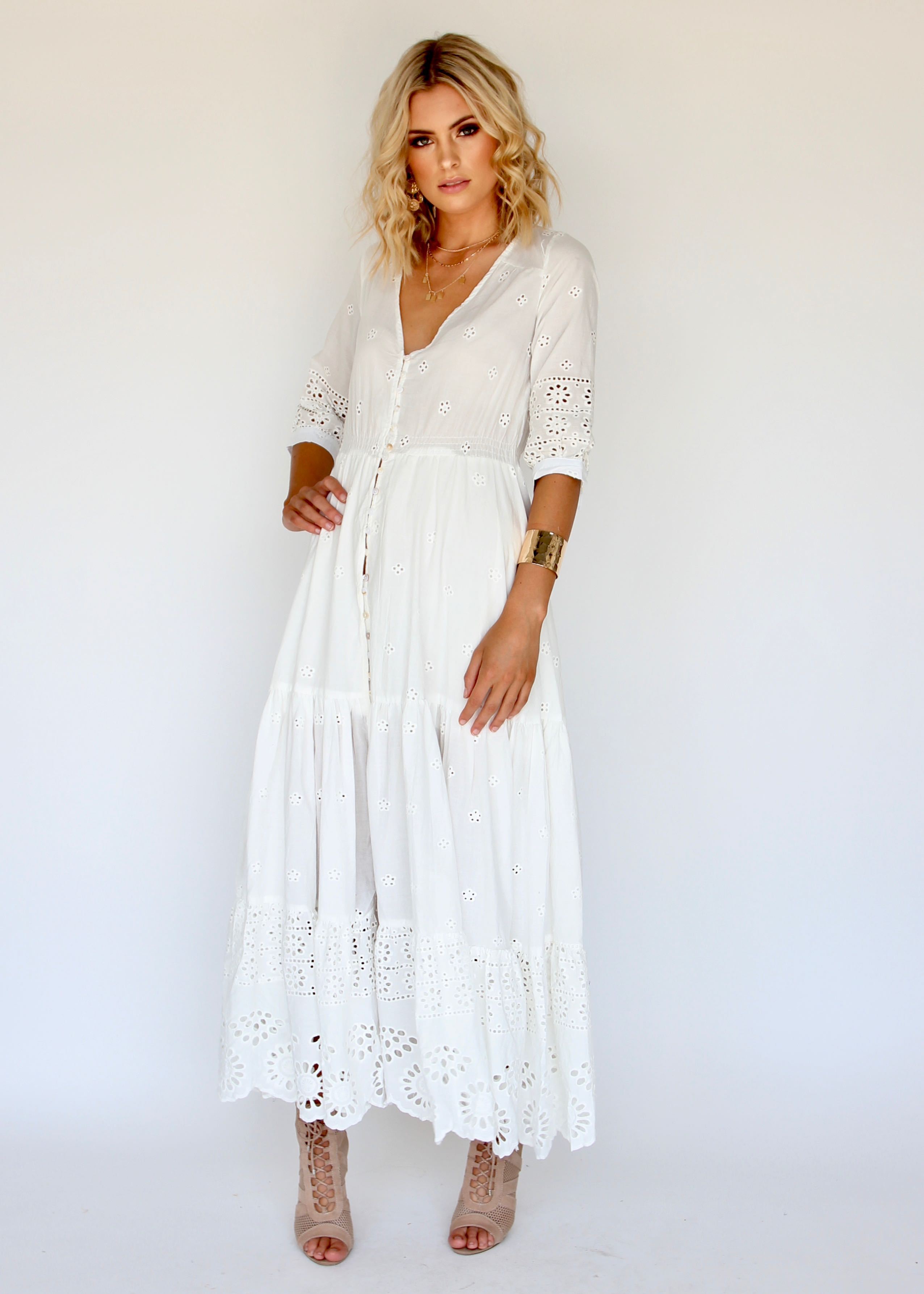 Verona Maxi Dress - White