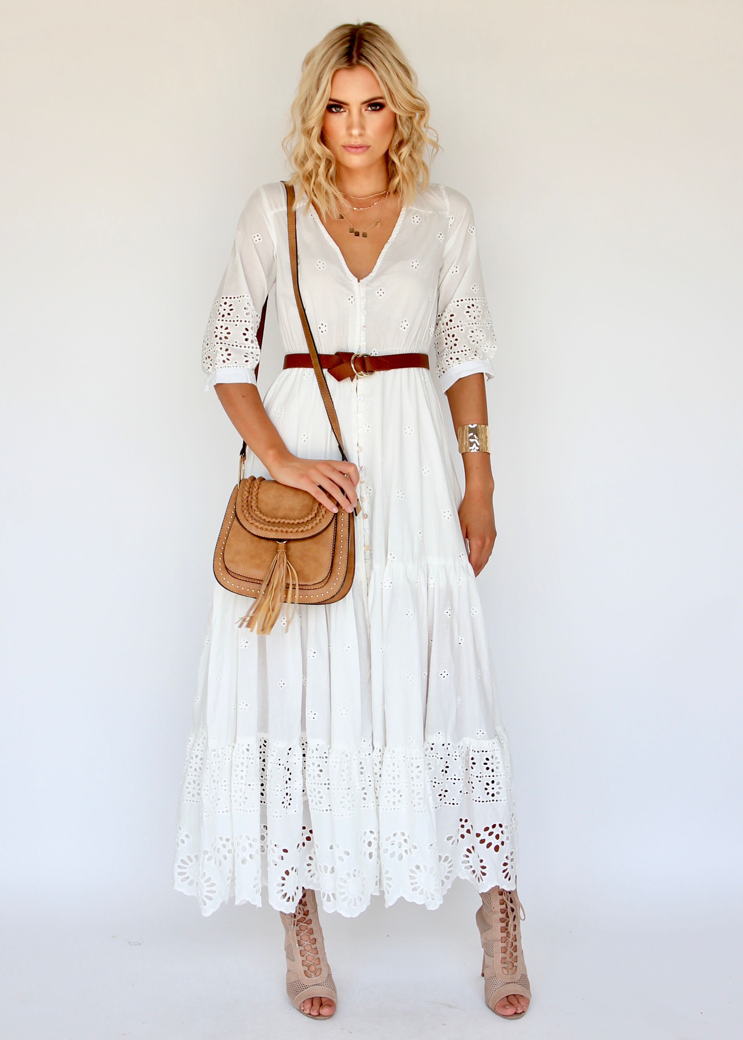 Verona Maxi Dress - White