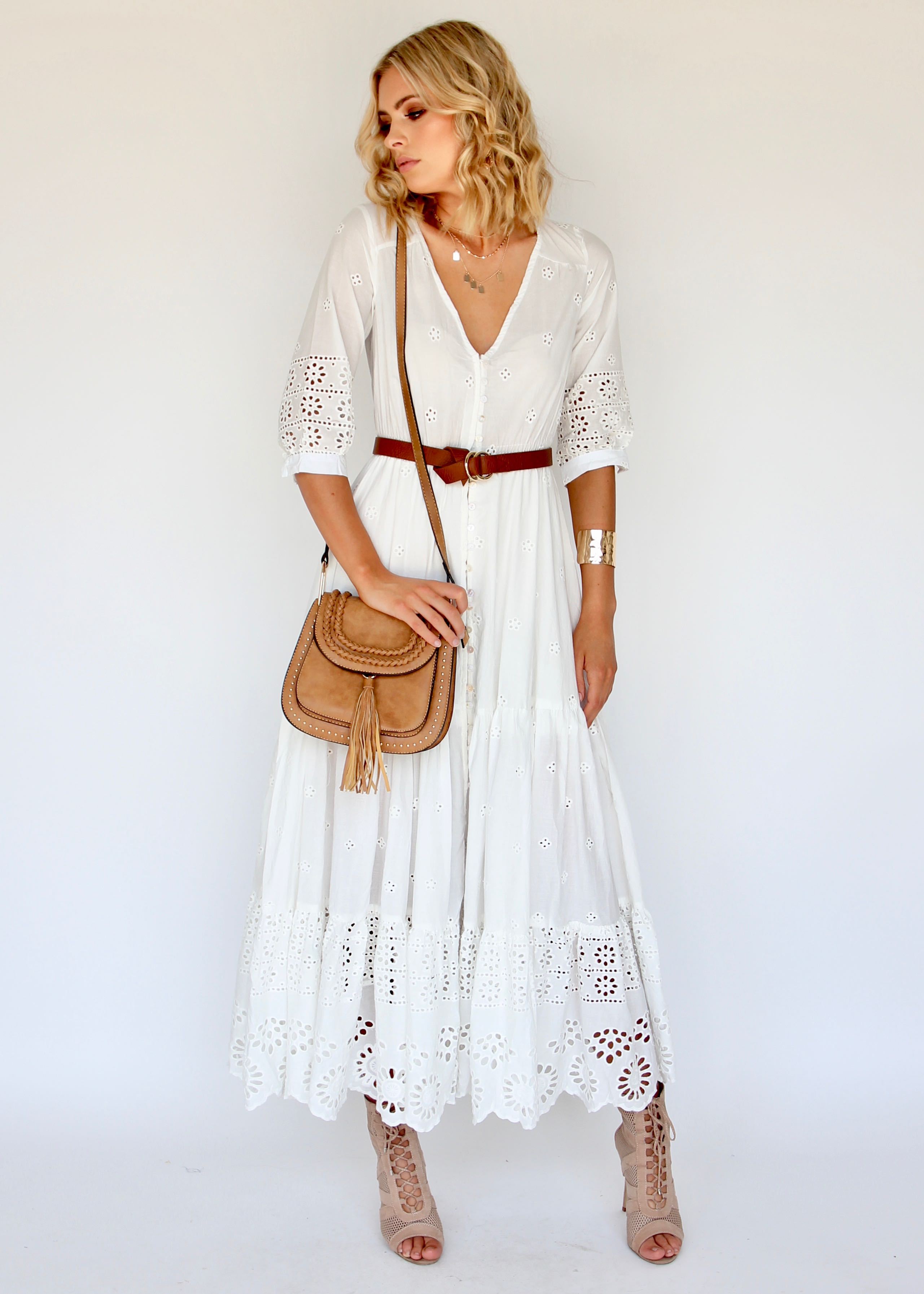 Verona Maxi Dress - White