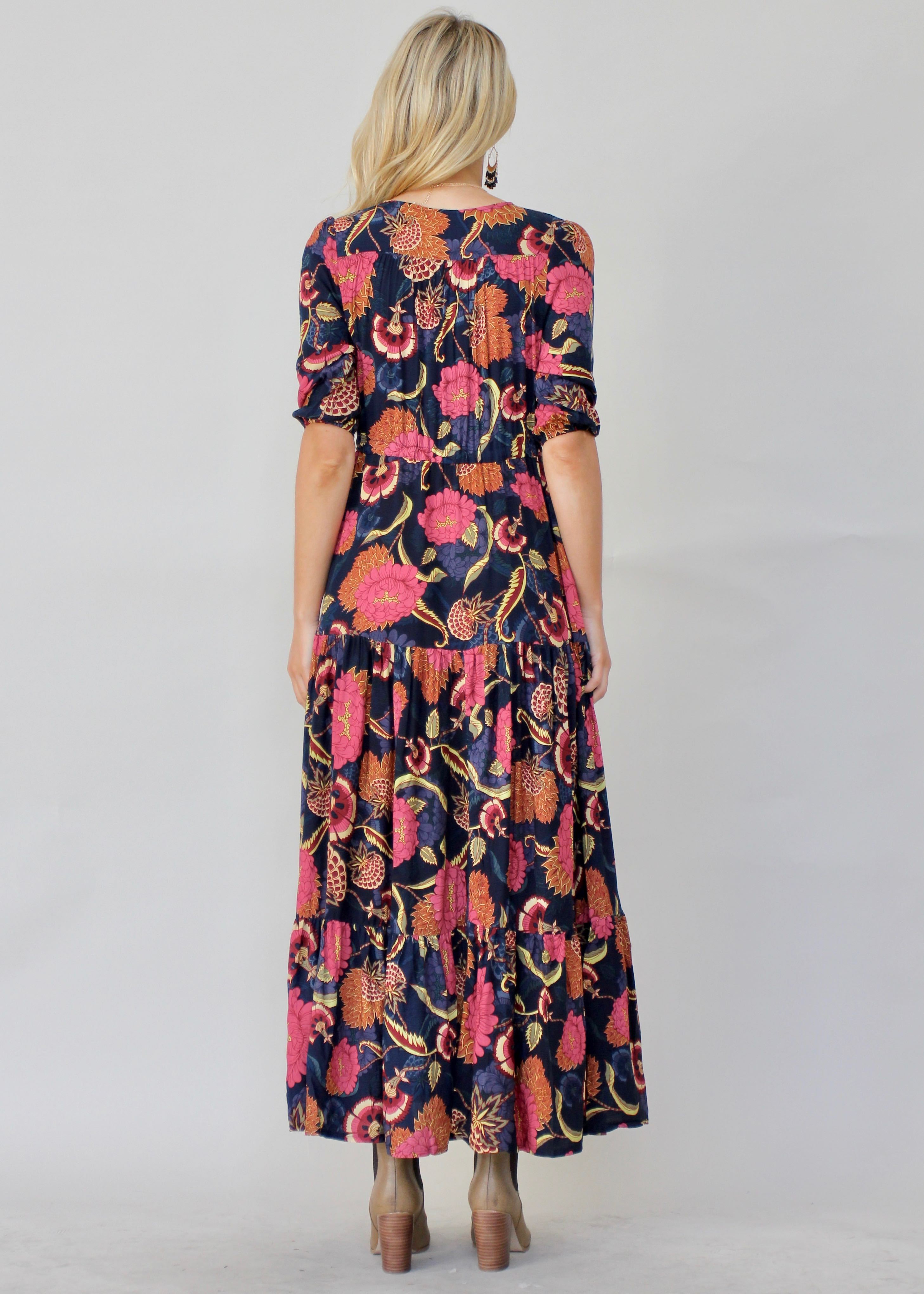 Tessa Maxi Dress - Caviar