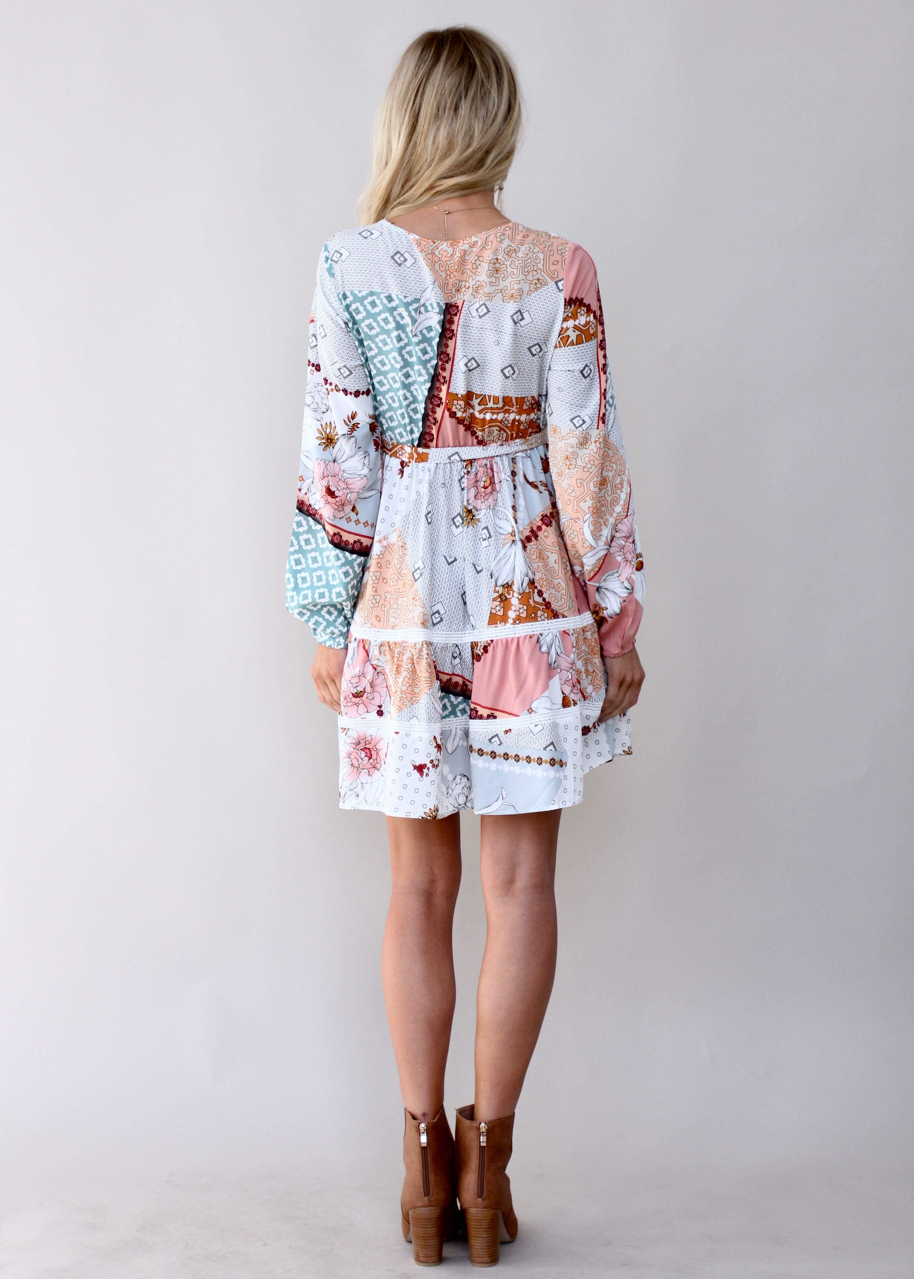 Ella Swing Dress w/ Tie - Maisie