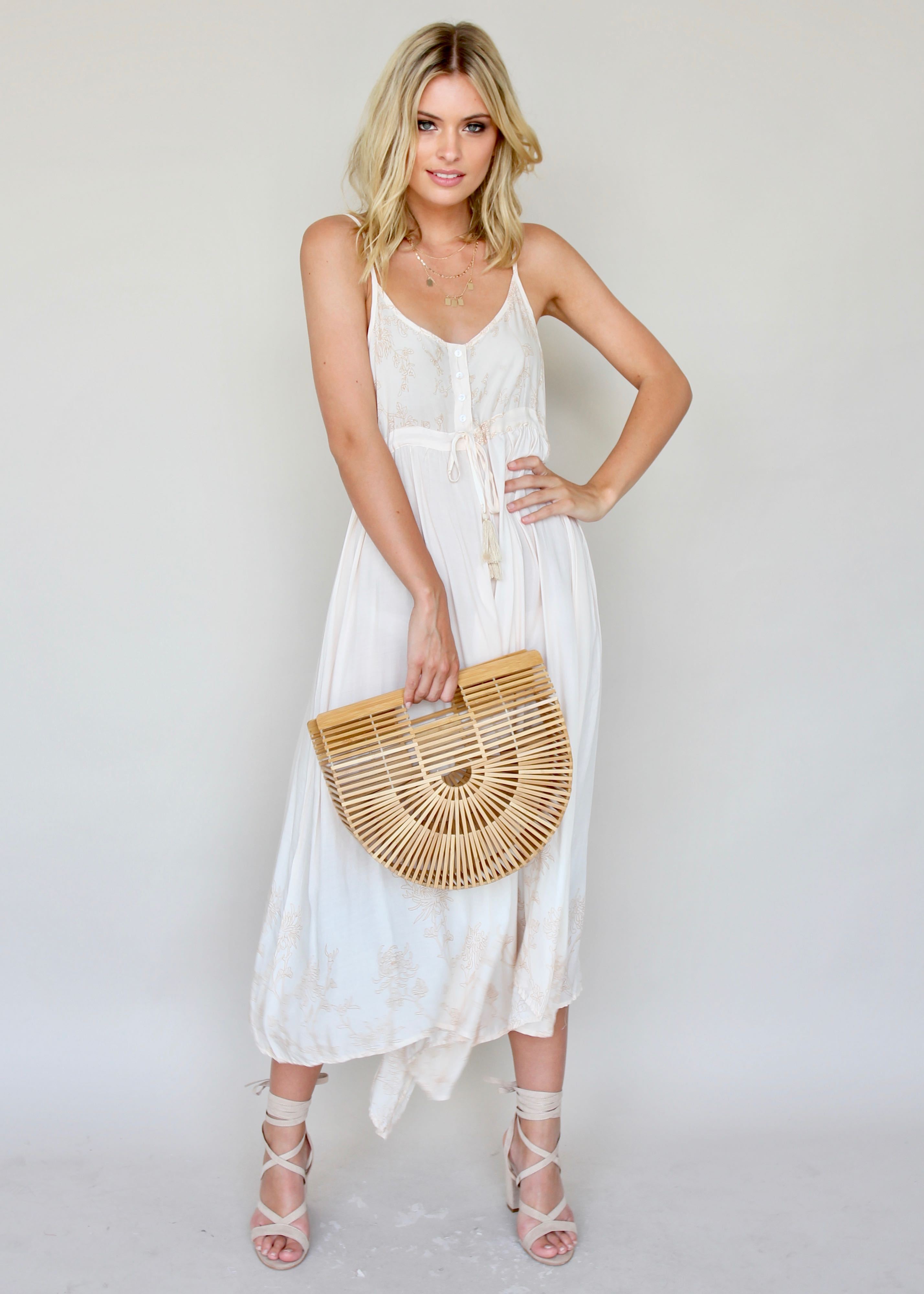 Memories & Dust Maxi Dress - Honey Glow