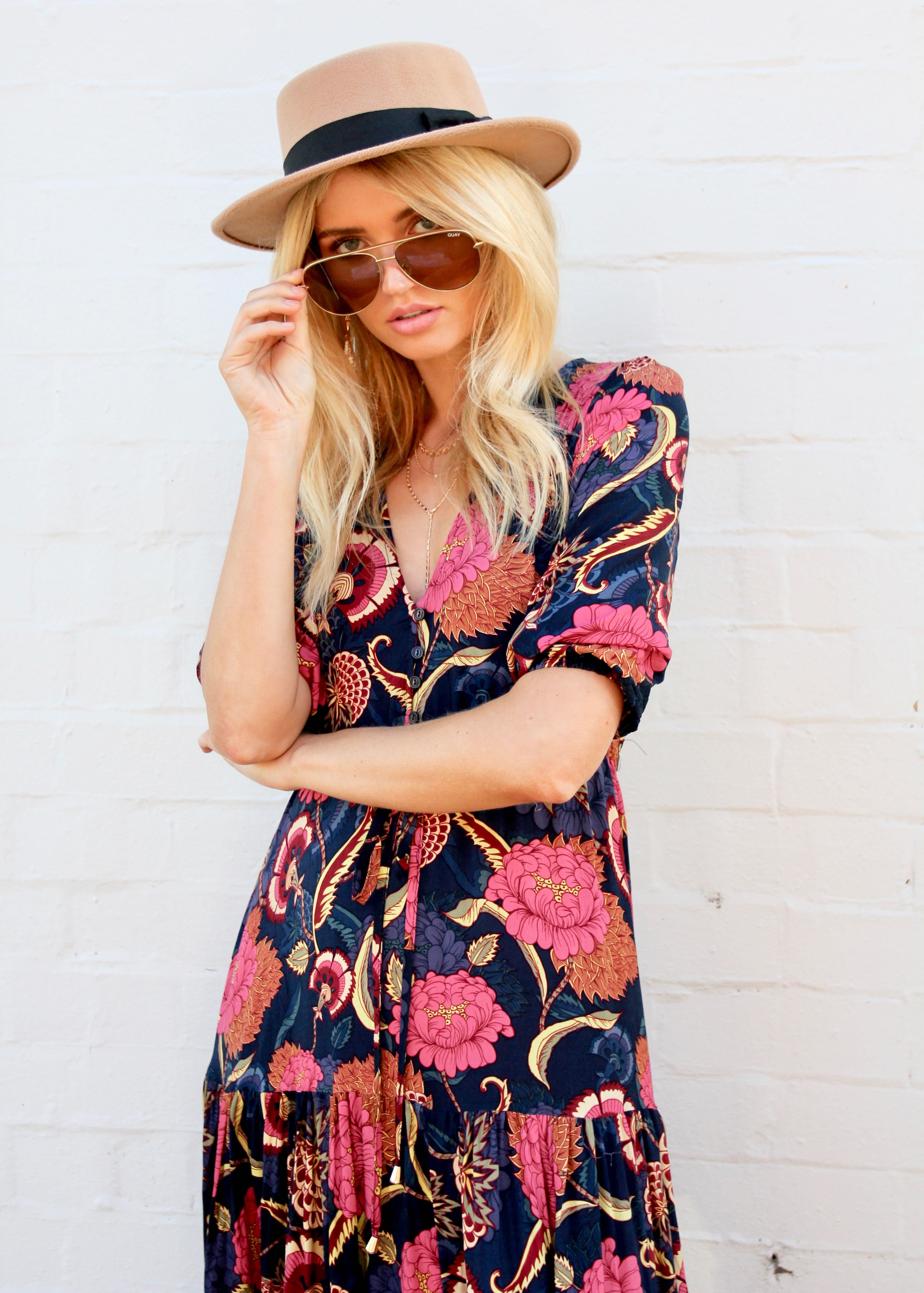 Tessa Maxi Dress - Caviar