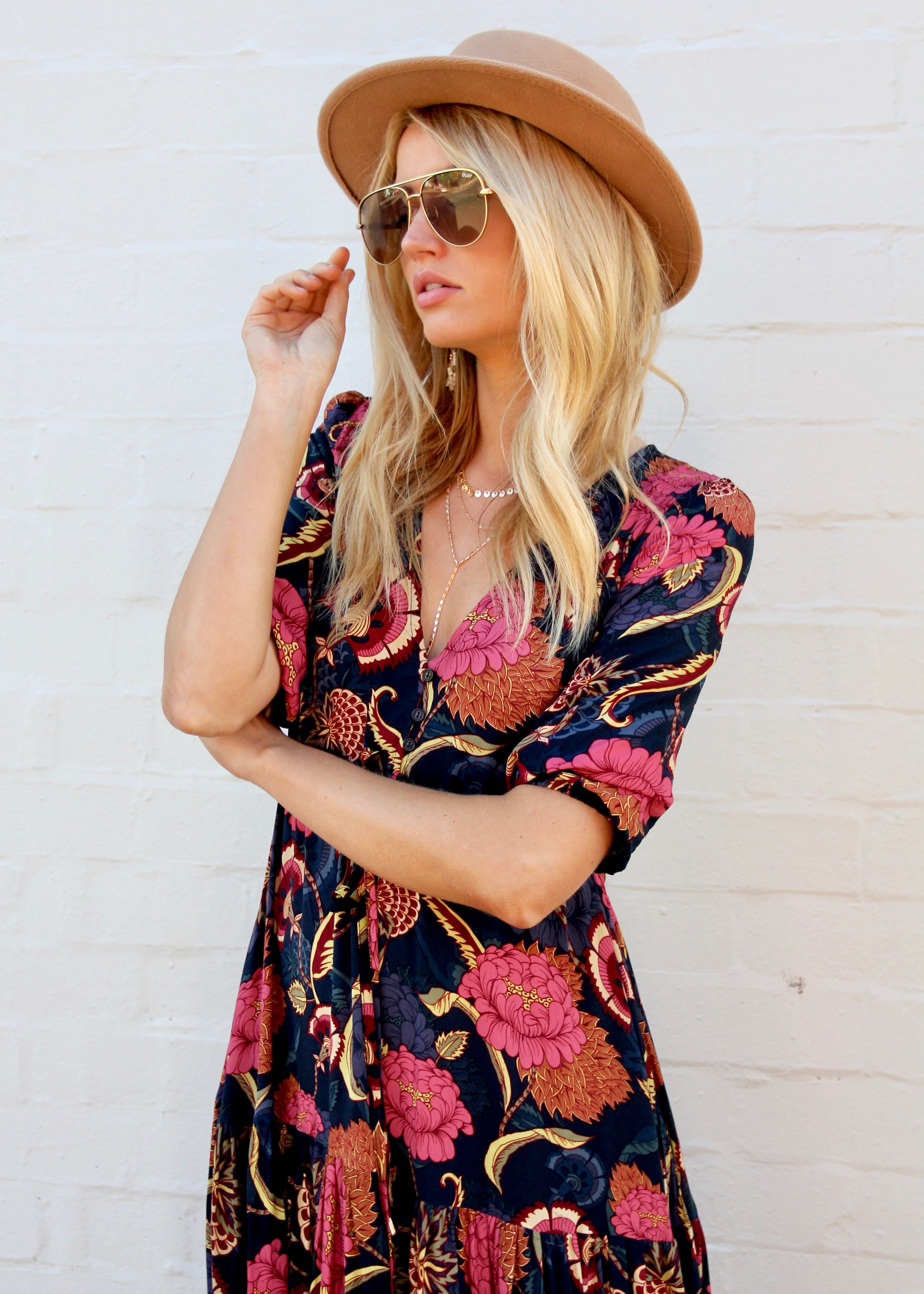 Tessa Maxi Dress - Caviar