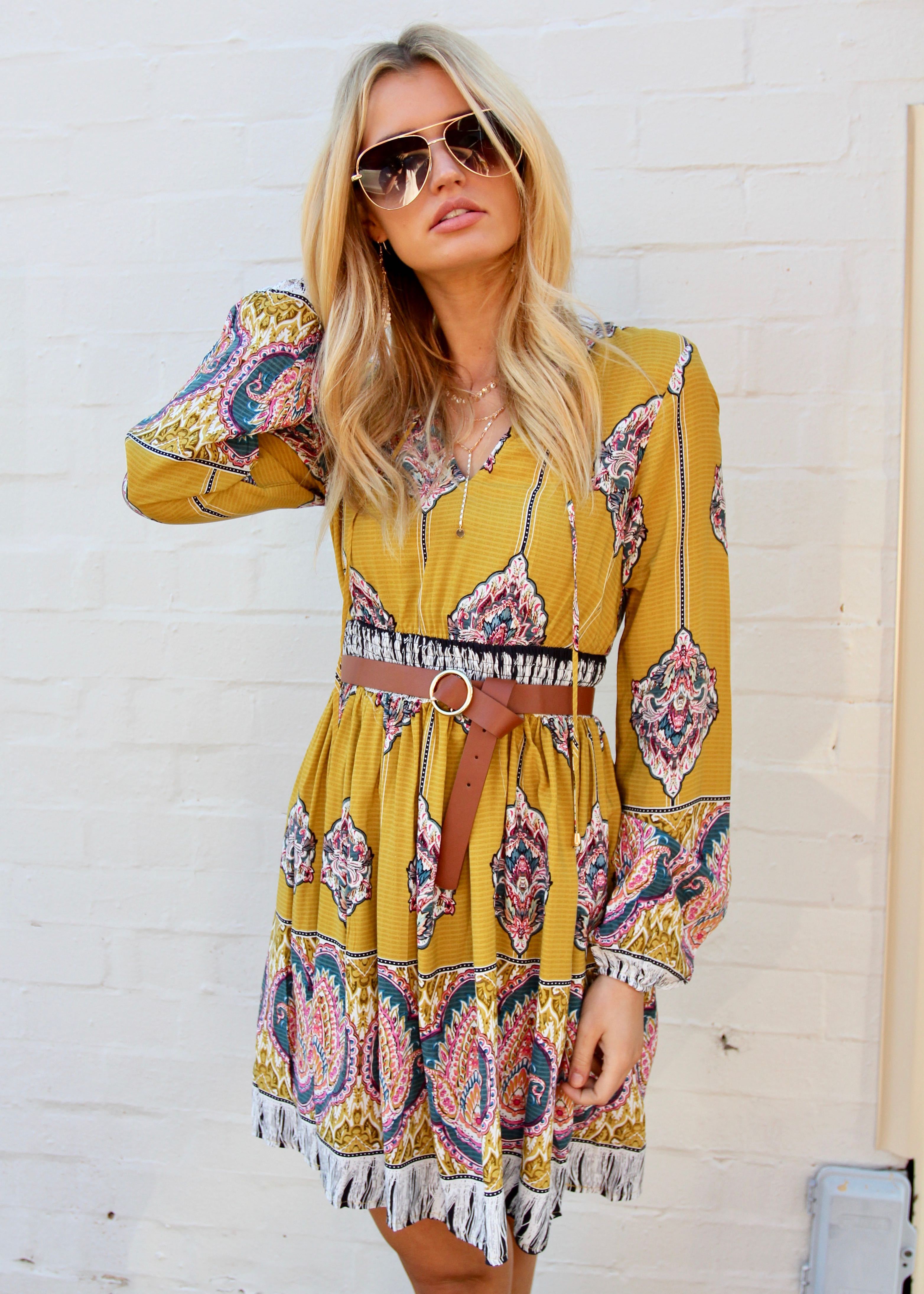 Te Amo Swing Dress - Katana
