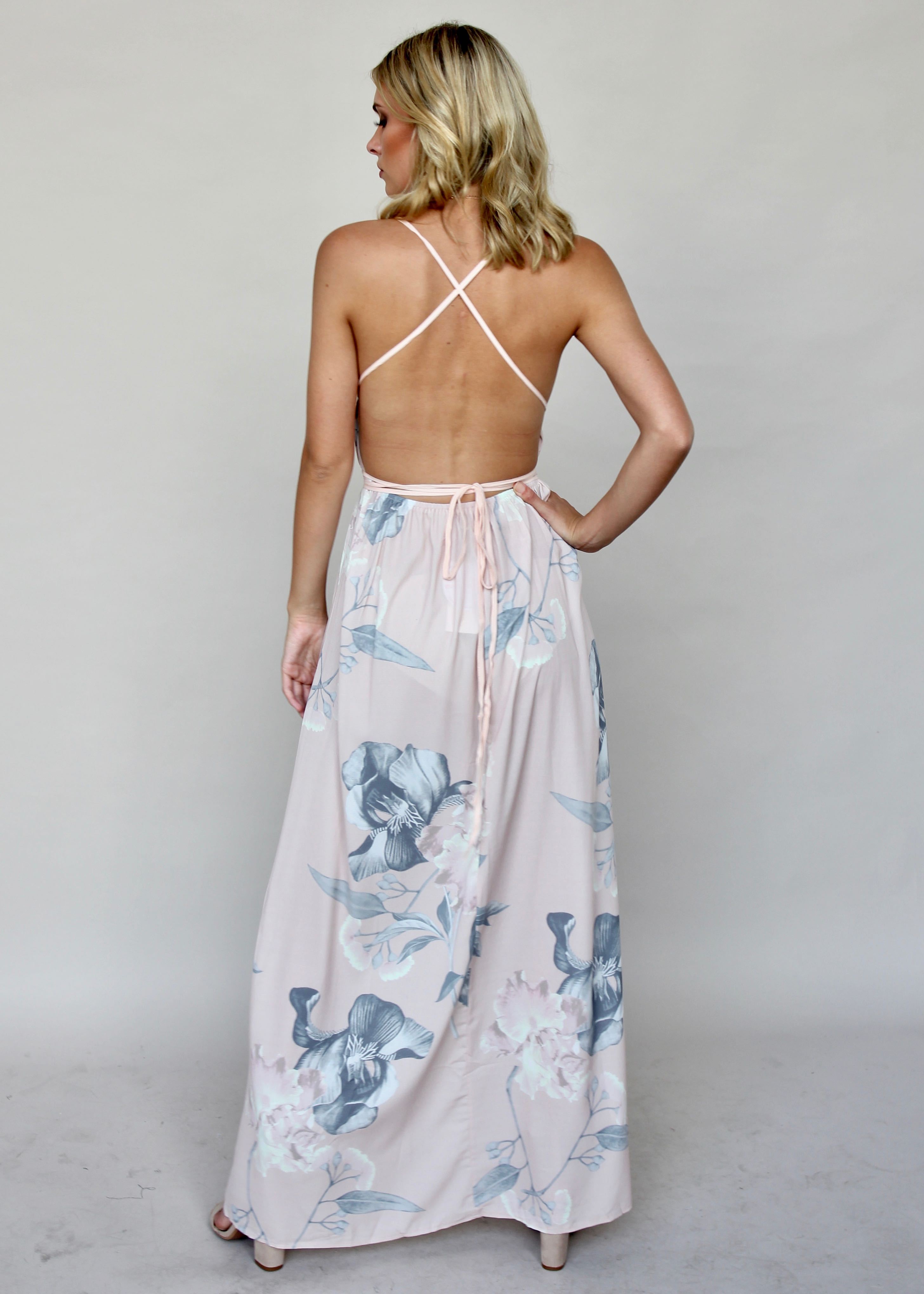 Karmen Halter Maxi Dress - Blossom