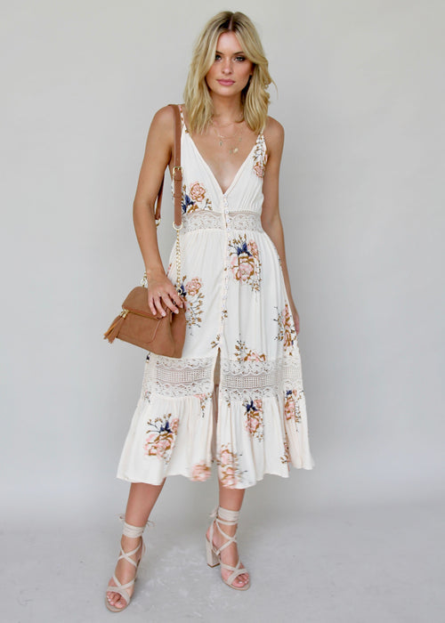 About The Weekend Midi Dress - Blush