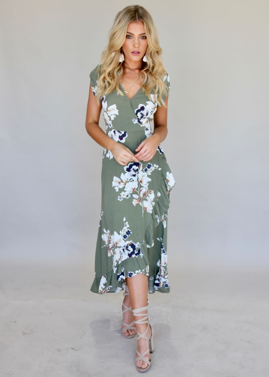 Soul To Soul Dress - Khaki